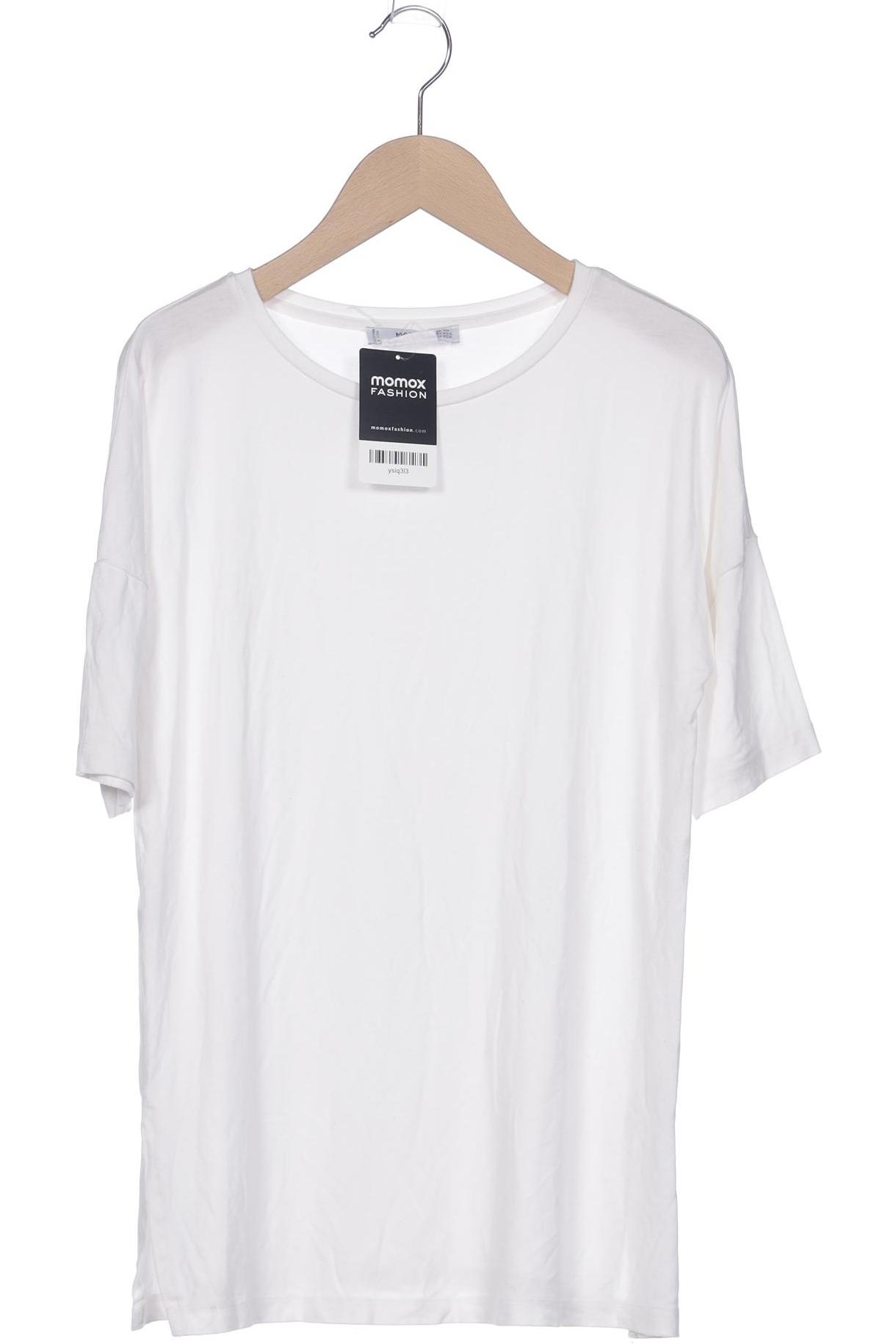 

Mango Damen T-Shirt, weiß, Gr. 34
