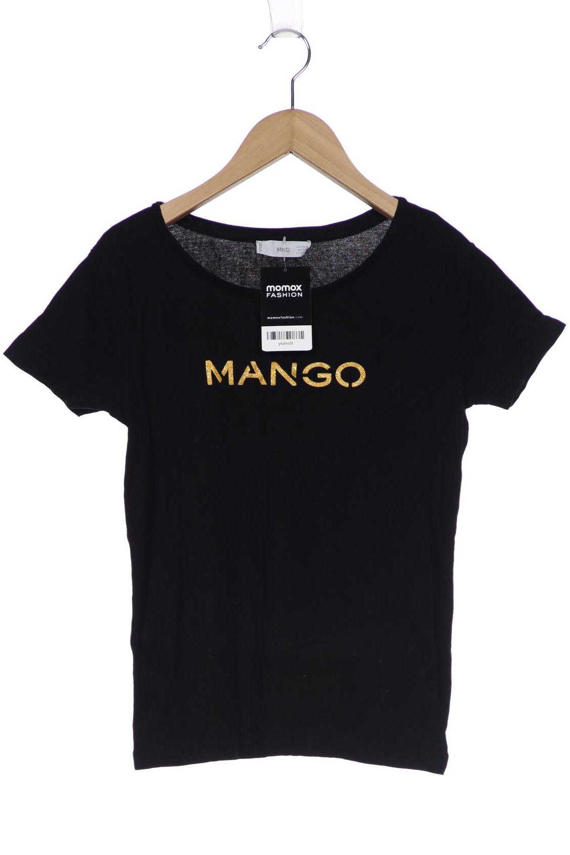 

MANGO Damen T-Shirt, schwarz