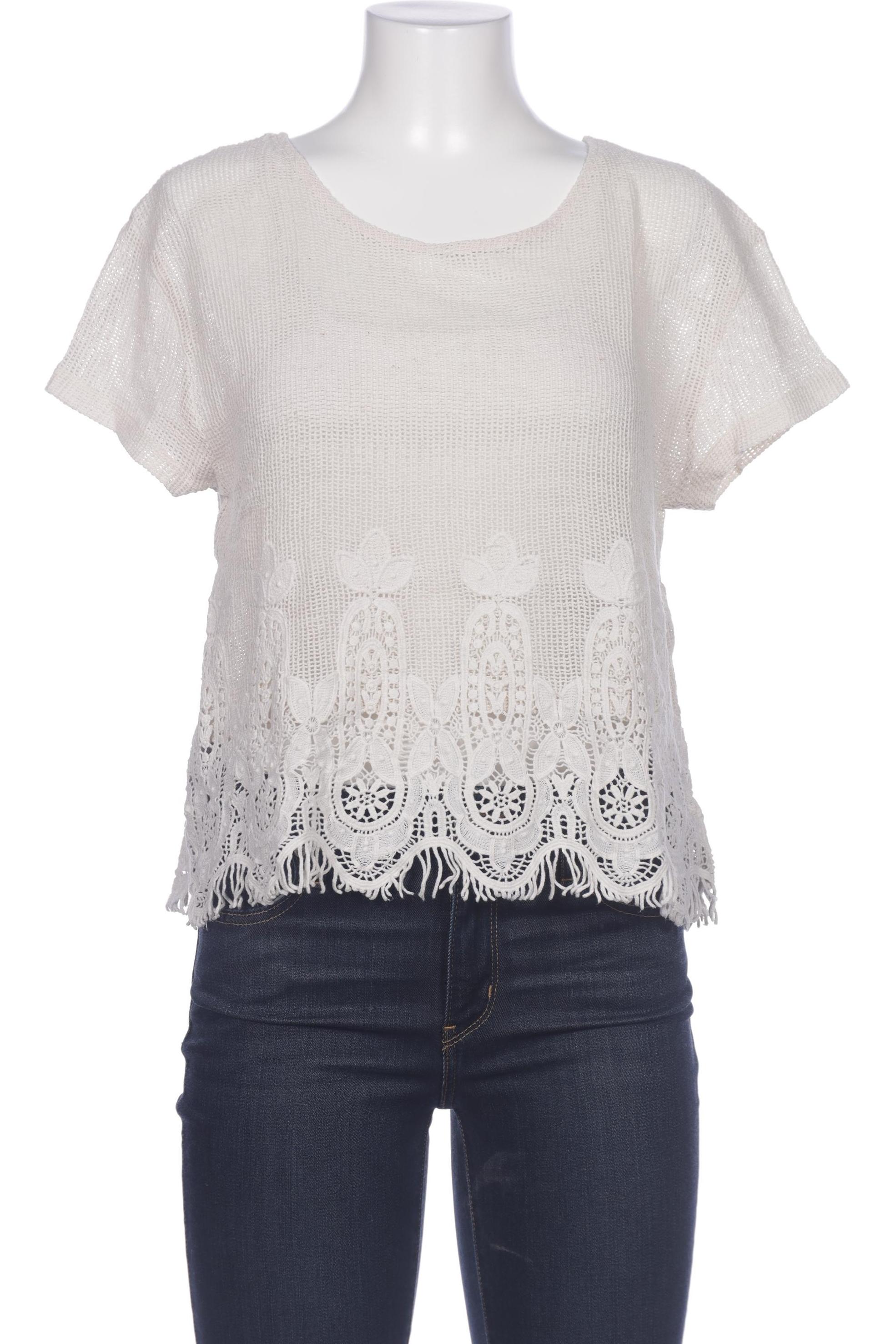 

Mango Damen T-Shirt, cremeweiß, Gr. 42