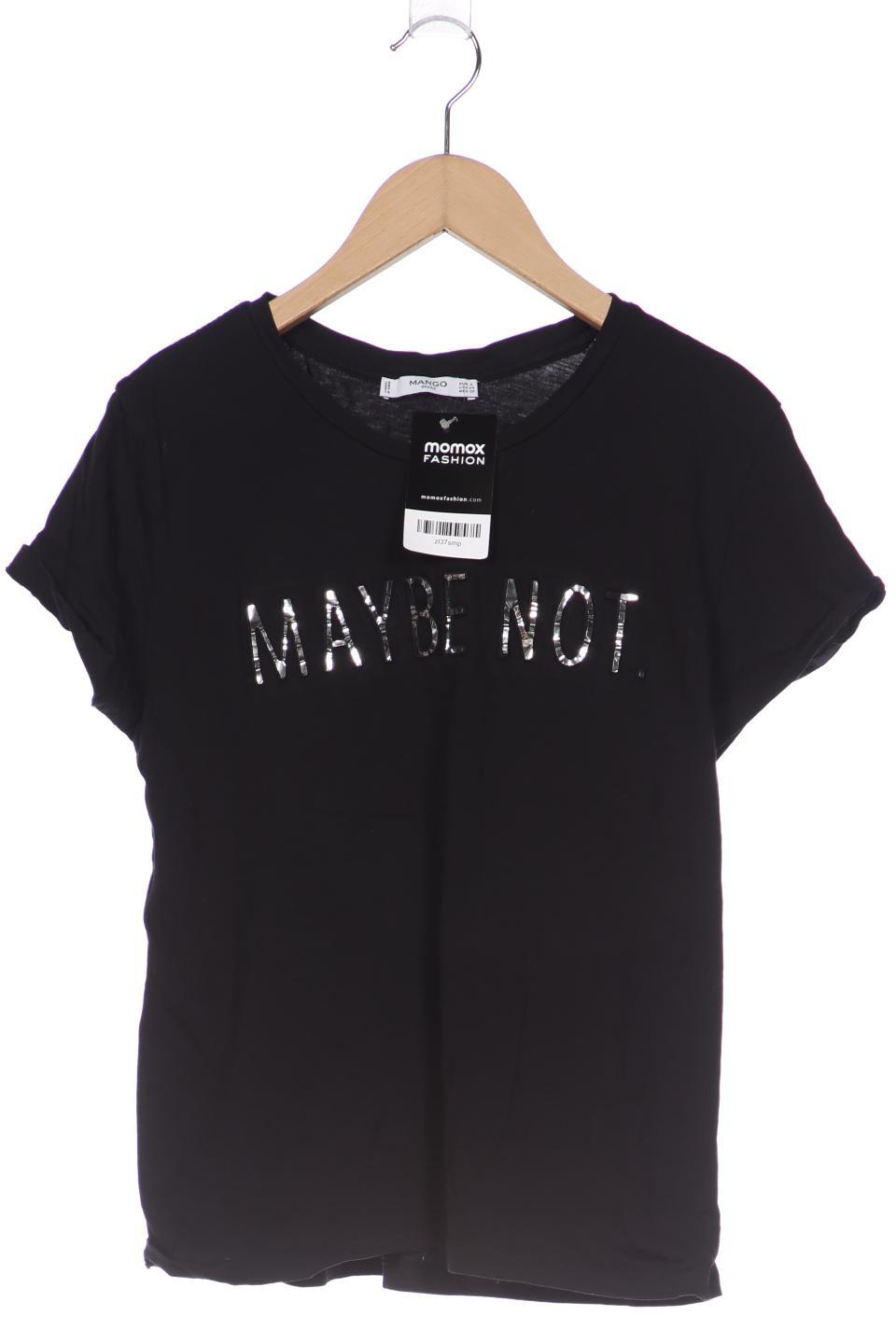 

MANGO Damen T-Shirt, schwarz