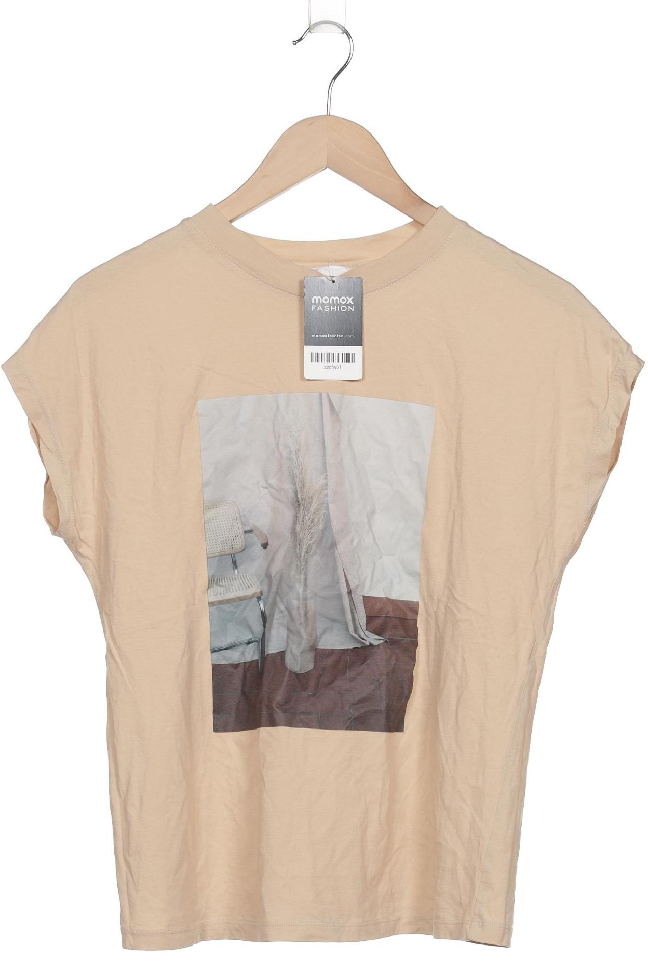 

Mango Damen T-Shirt, beige, Gr. 36
