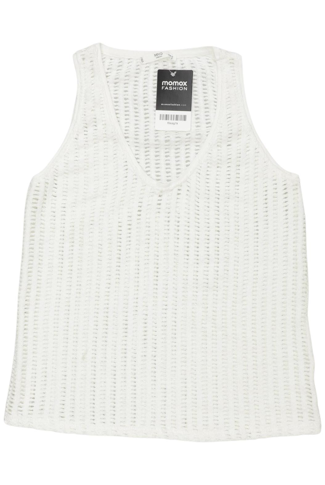 

Mango Damen Top, weiß, Gr. 38
