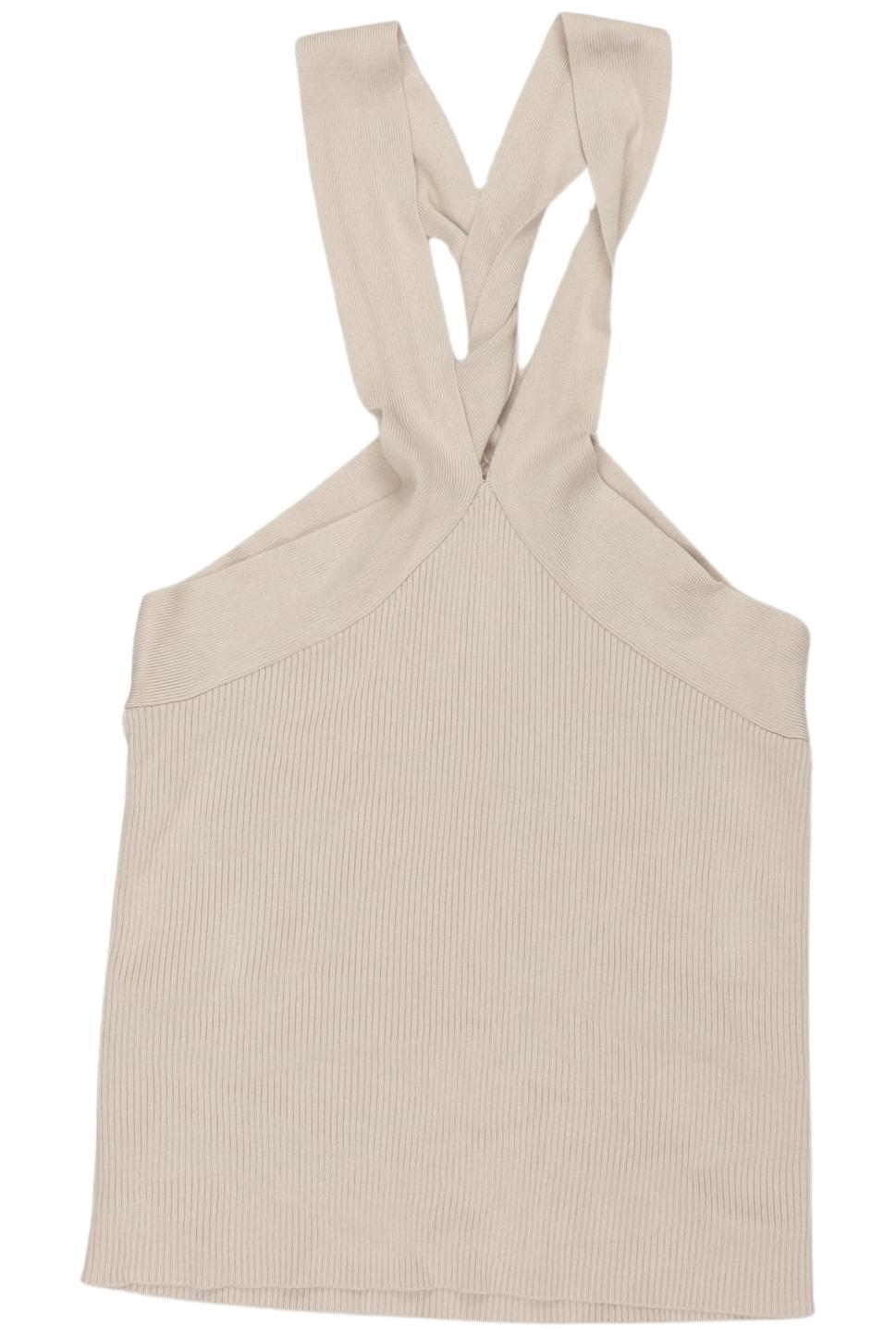 

Mango Damen Top, beige, Gr. 42