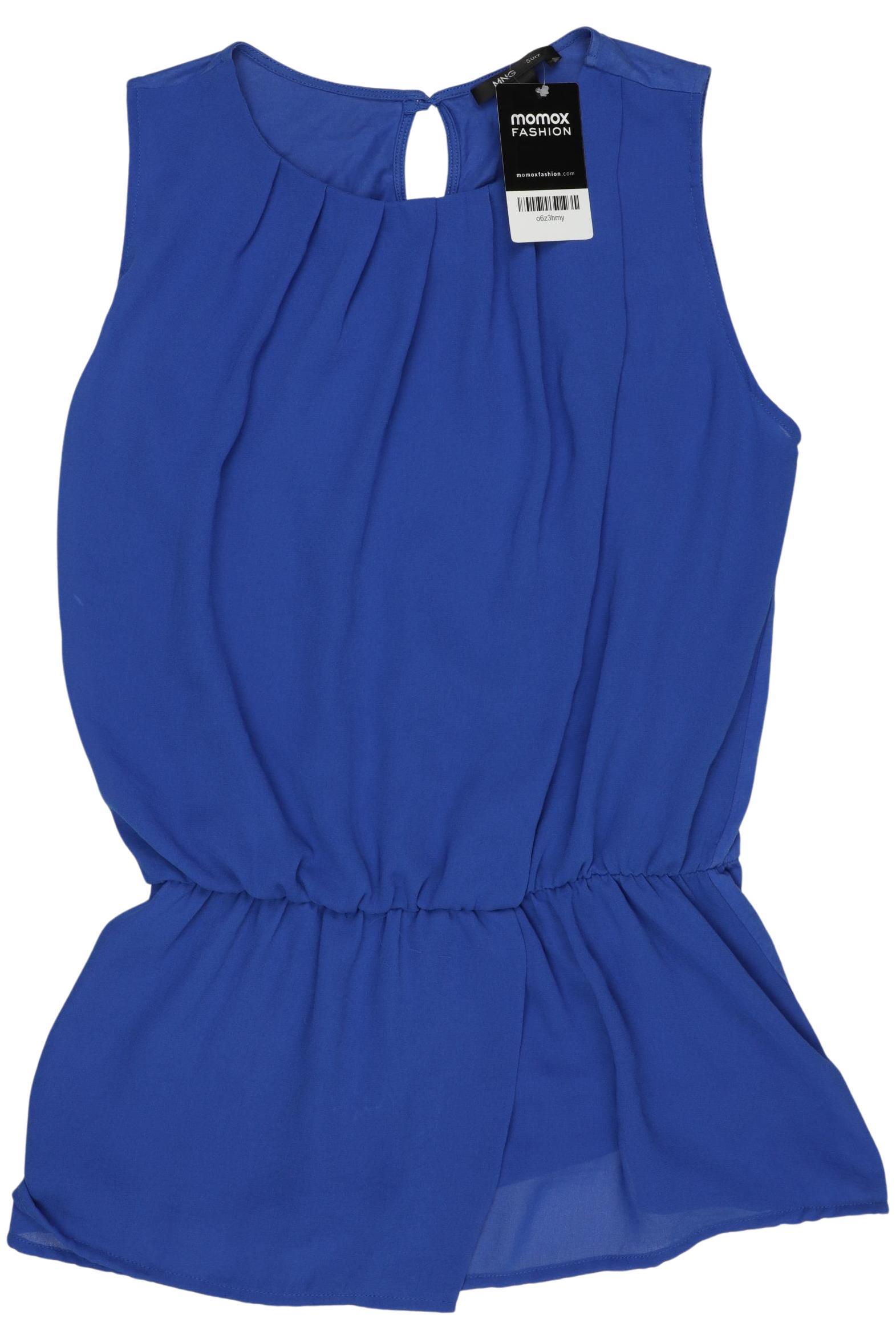 

Mango Damen Top, blau, Gr. 36