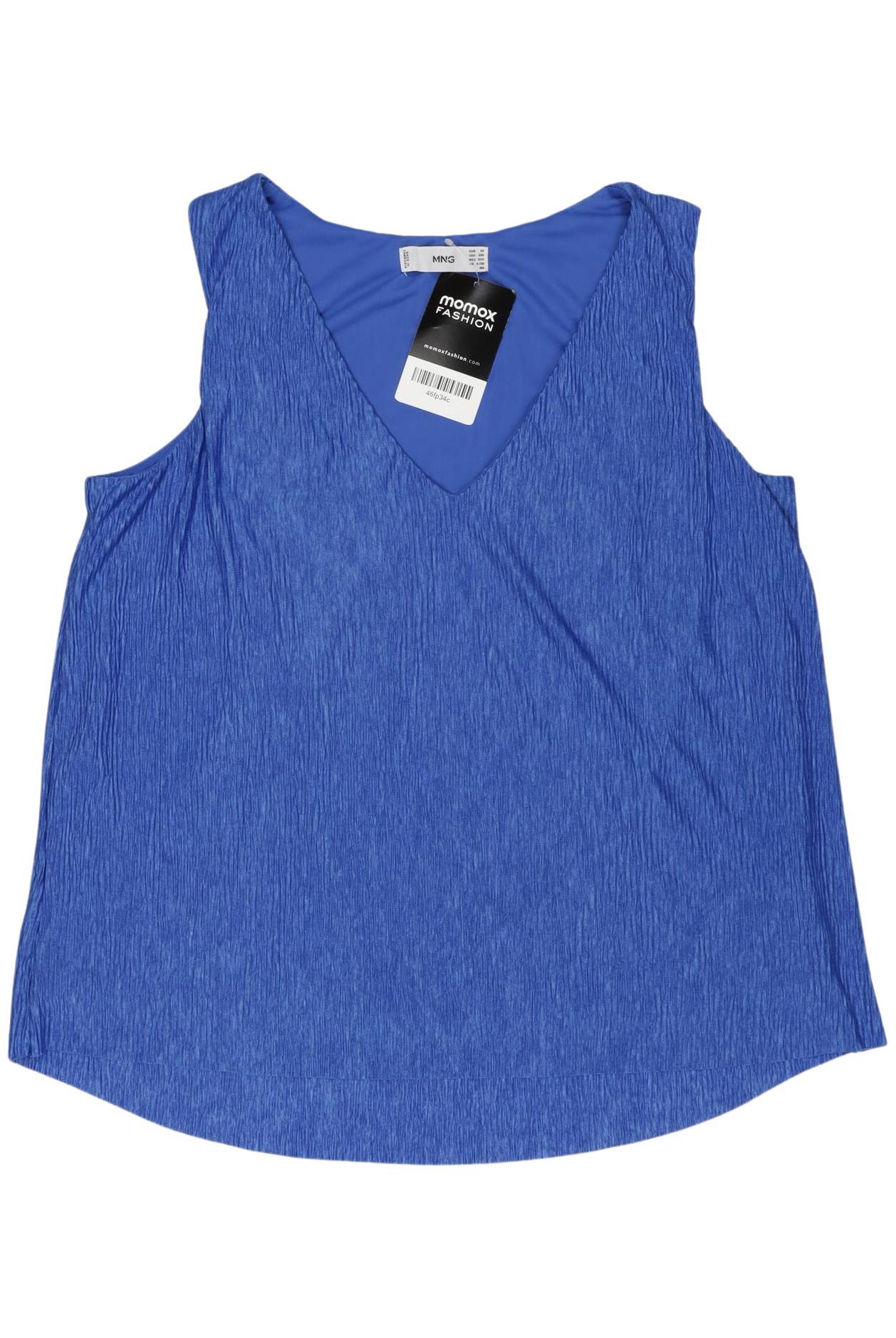

Mango Damen Top, blau, Gr. 34
