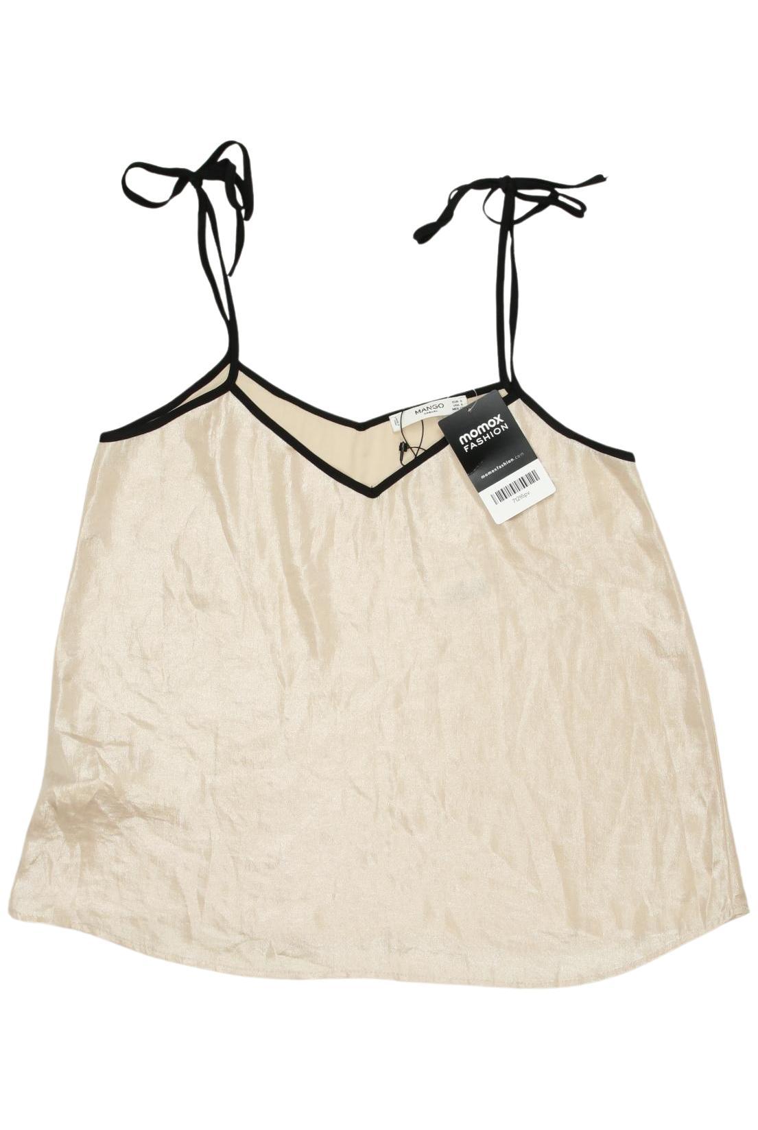 

Mango Damen Top, beige, Gr. 36