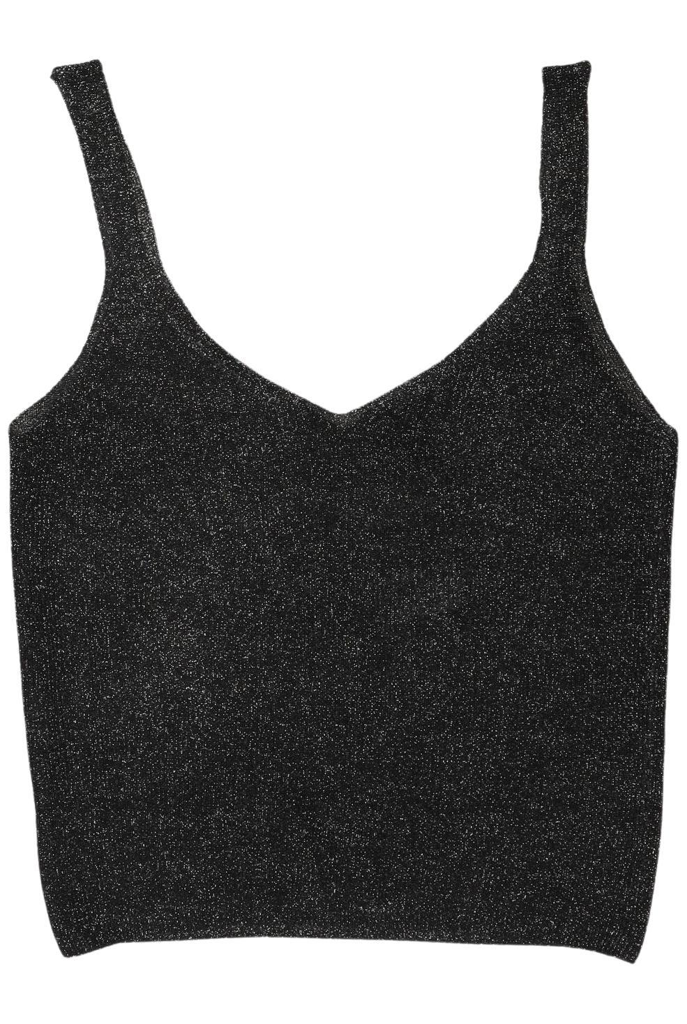 

Mango Damen Top, schwarz, Gr. 34