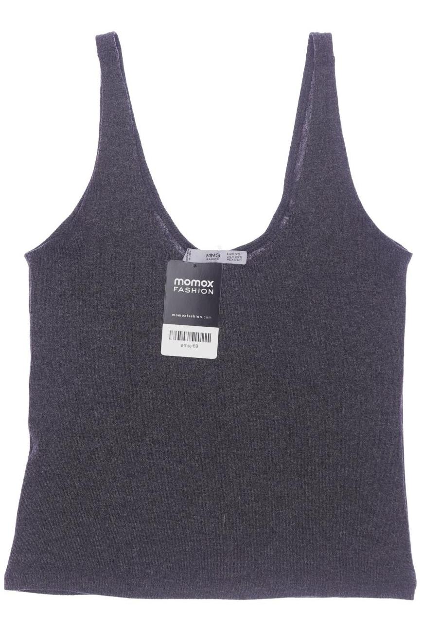 

Mango Damen Top, grau, Gr. 34