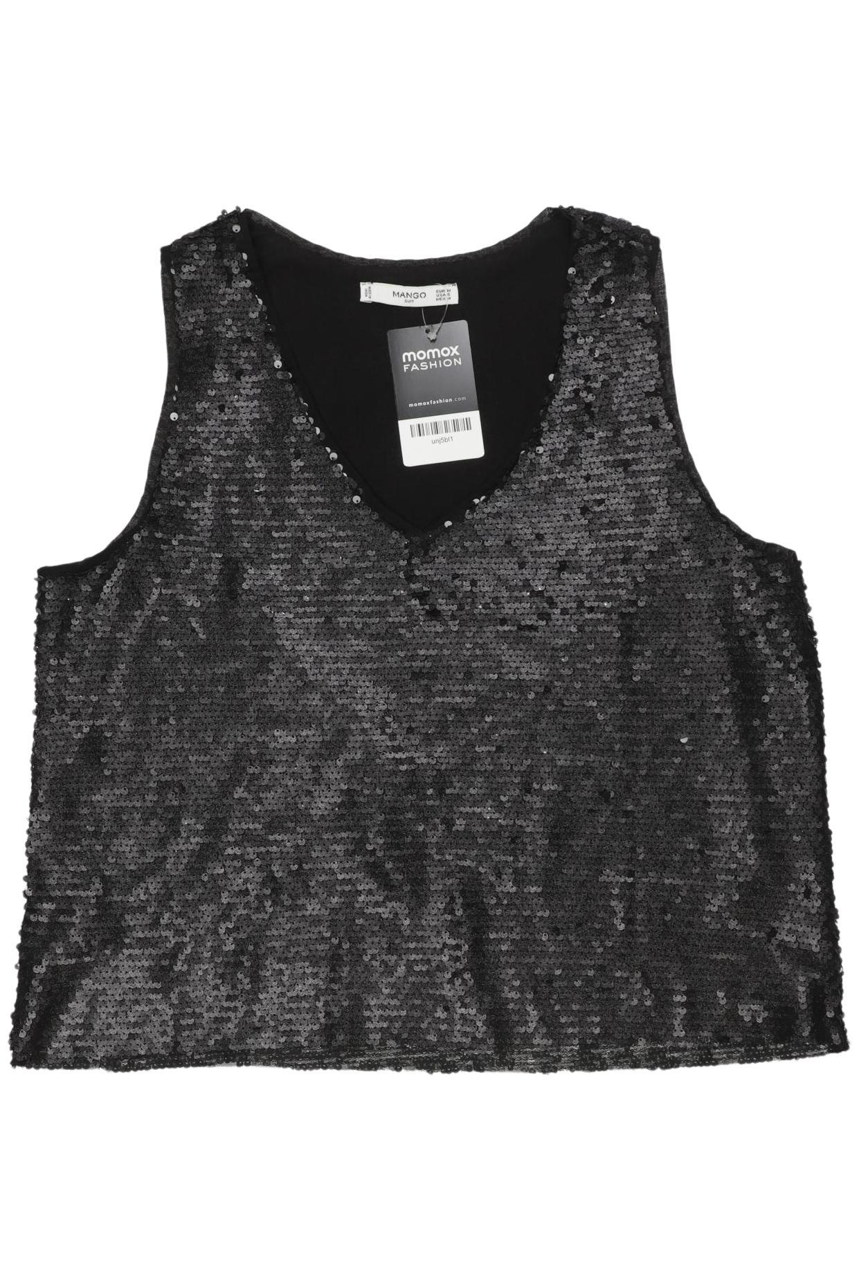 

Mango Damen Top, schwarz, Gr. 38