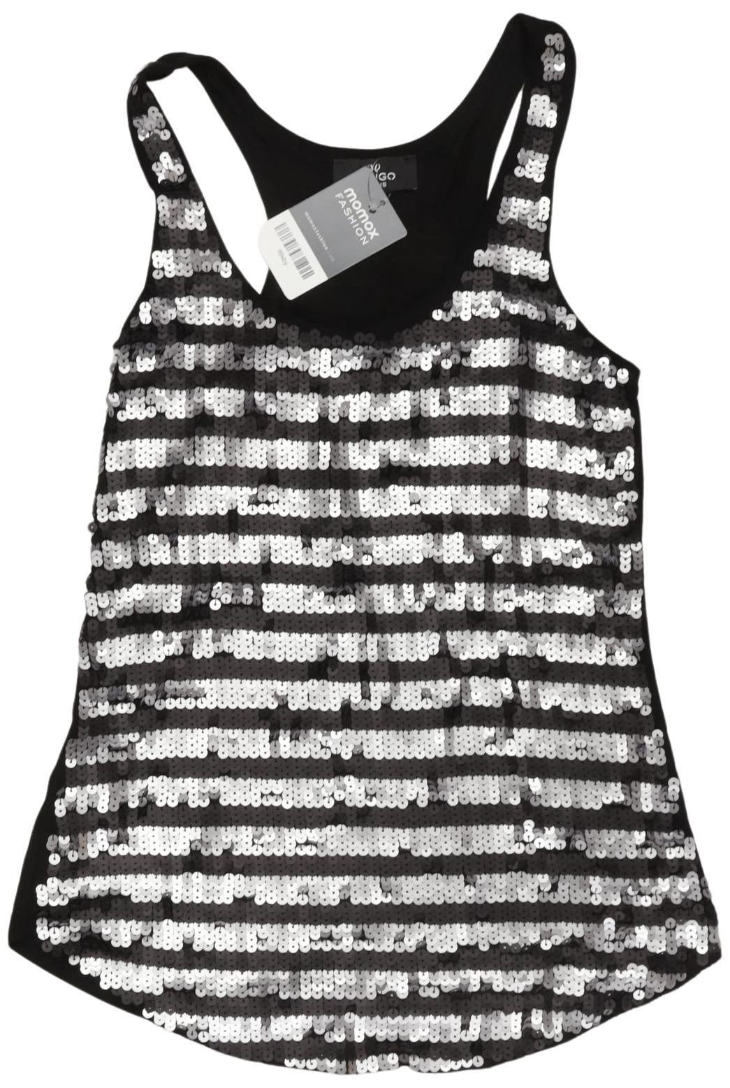 

Mango Damen Top, schwarz, Gr. 36