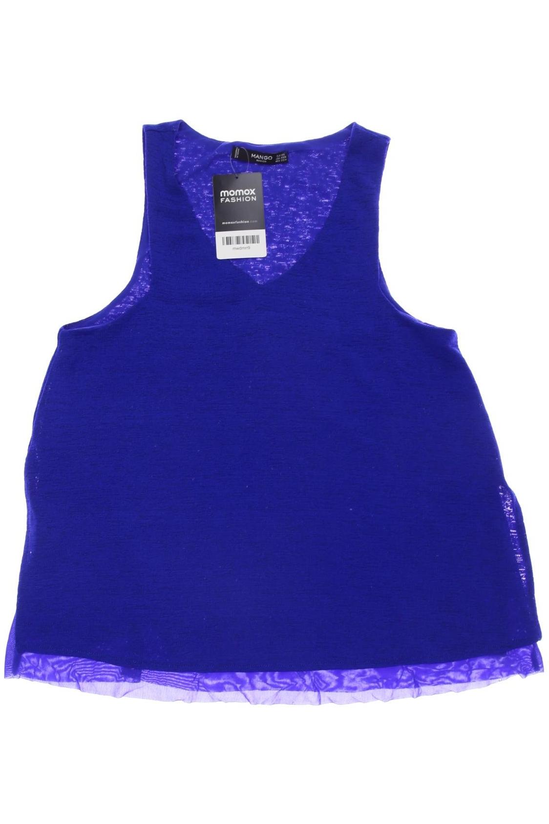 

Mango Damen Top, blau, Gr. 34