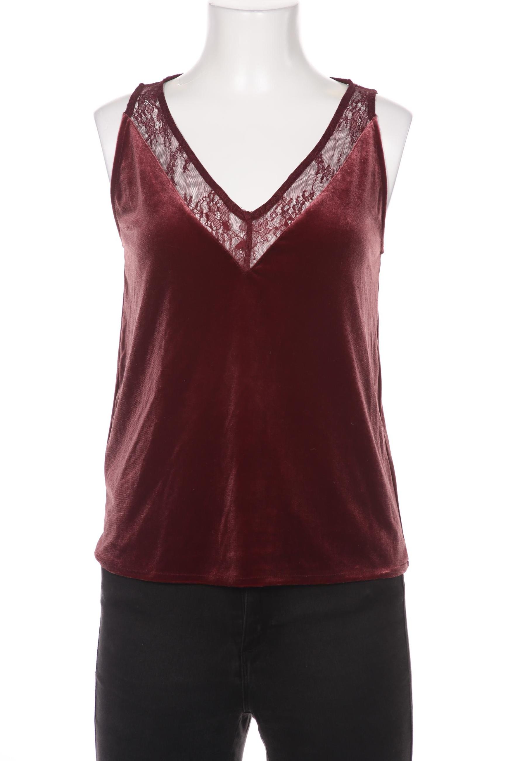 

Mango Damen Top, bordeaux, Gr. 36
