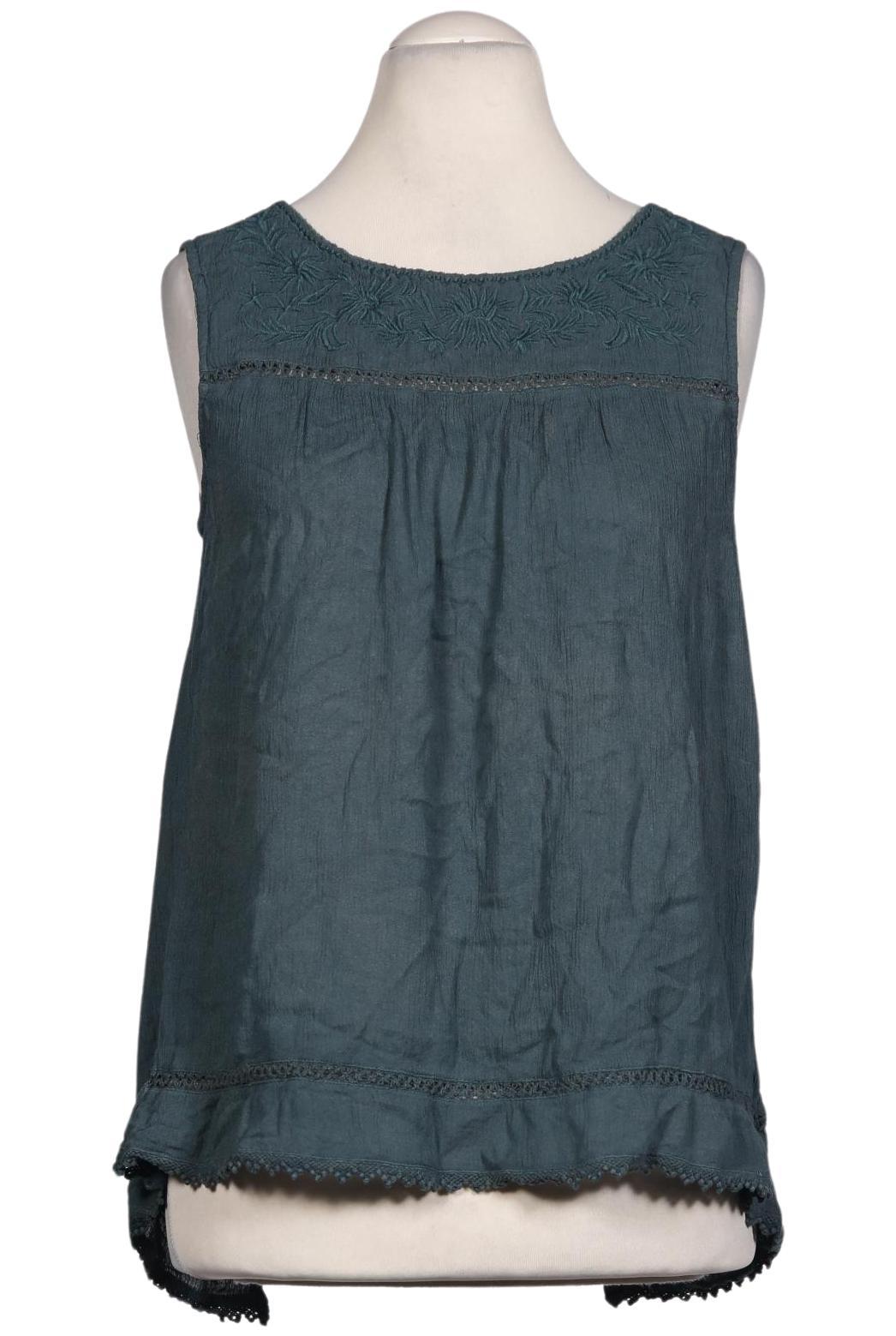 

Mango Damen Top, türkis, Gr. 38