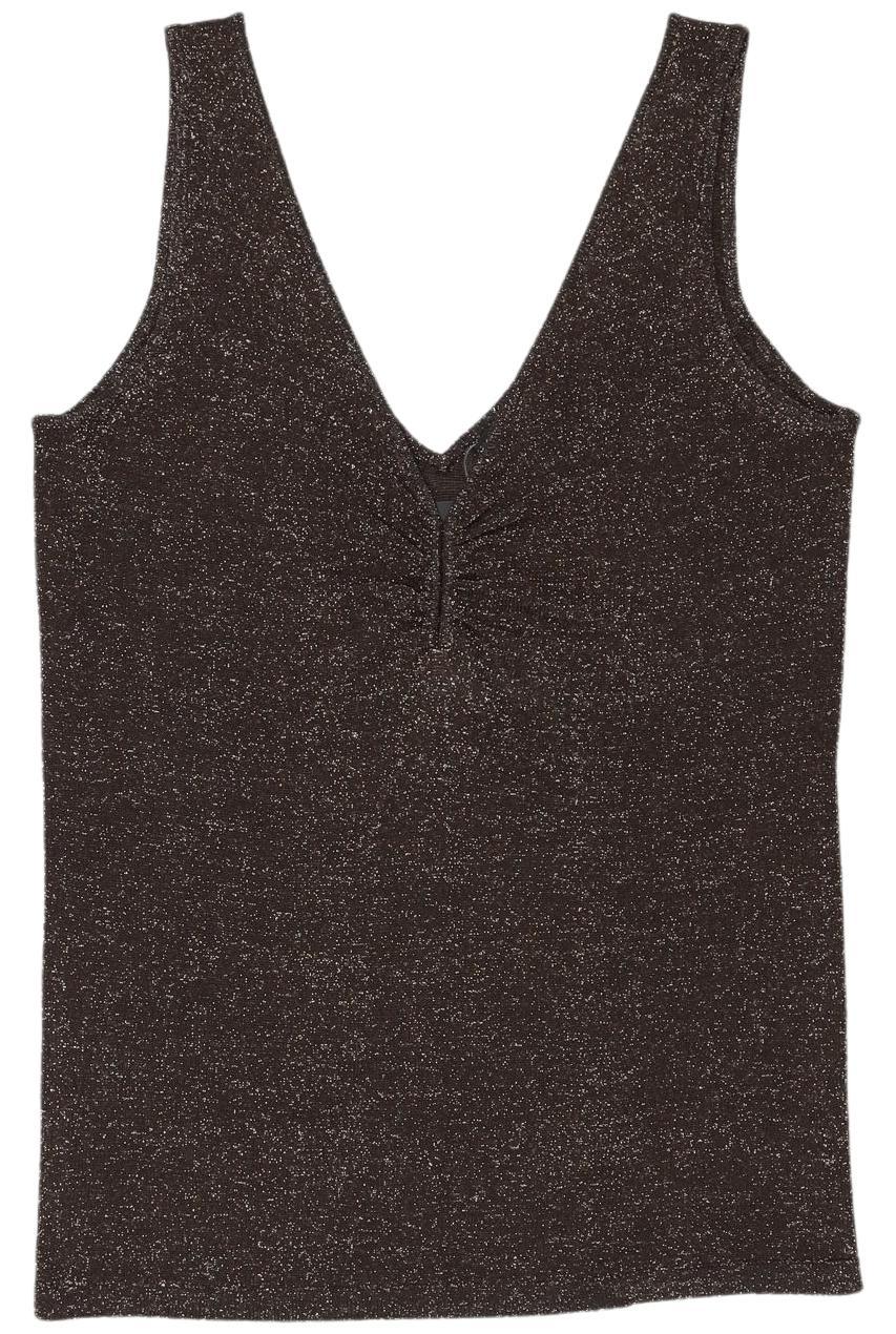 

Mango Damen Top, braun, Gr. 36