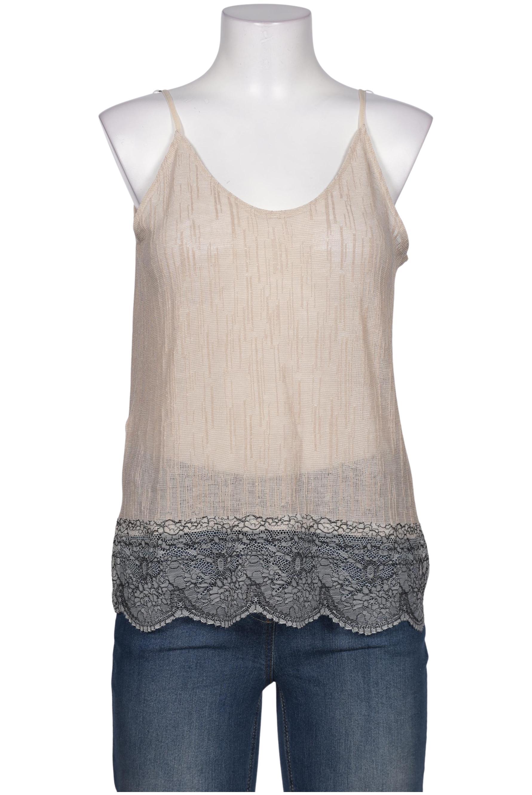 

Mango Damen Top, beige, Gr. 38