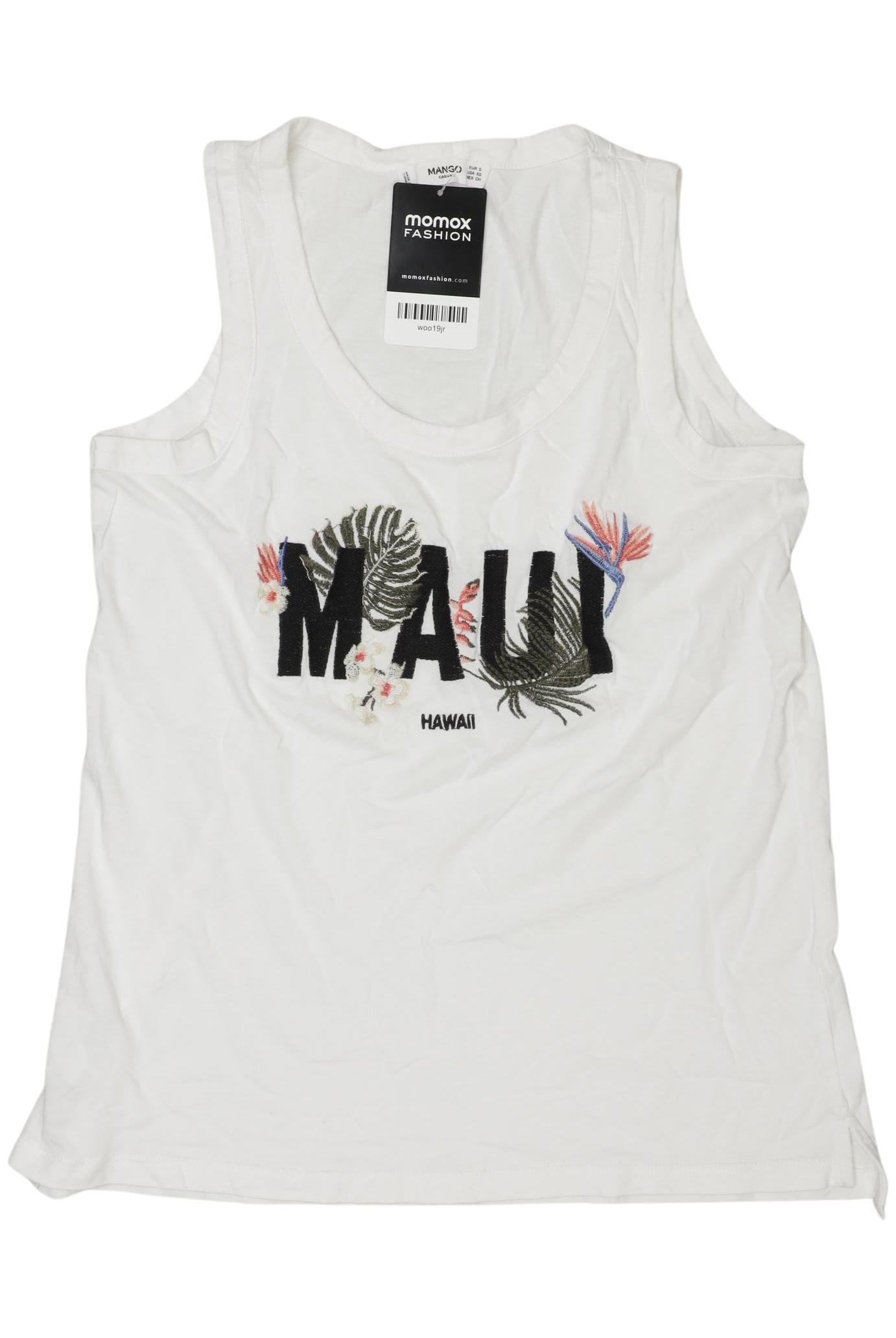 

Mango Damen Top, weiß, Gr. 36