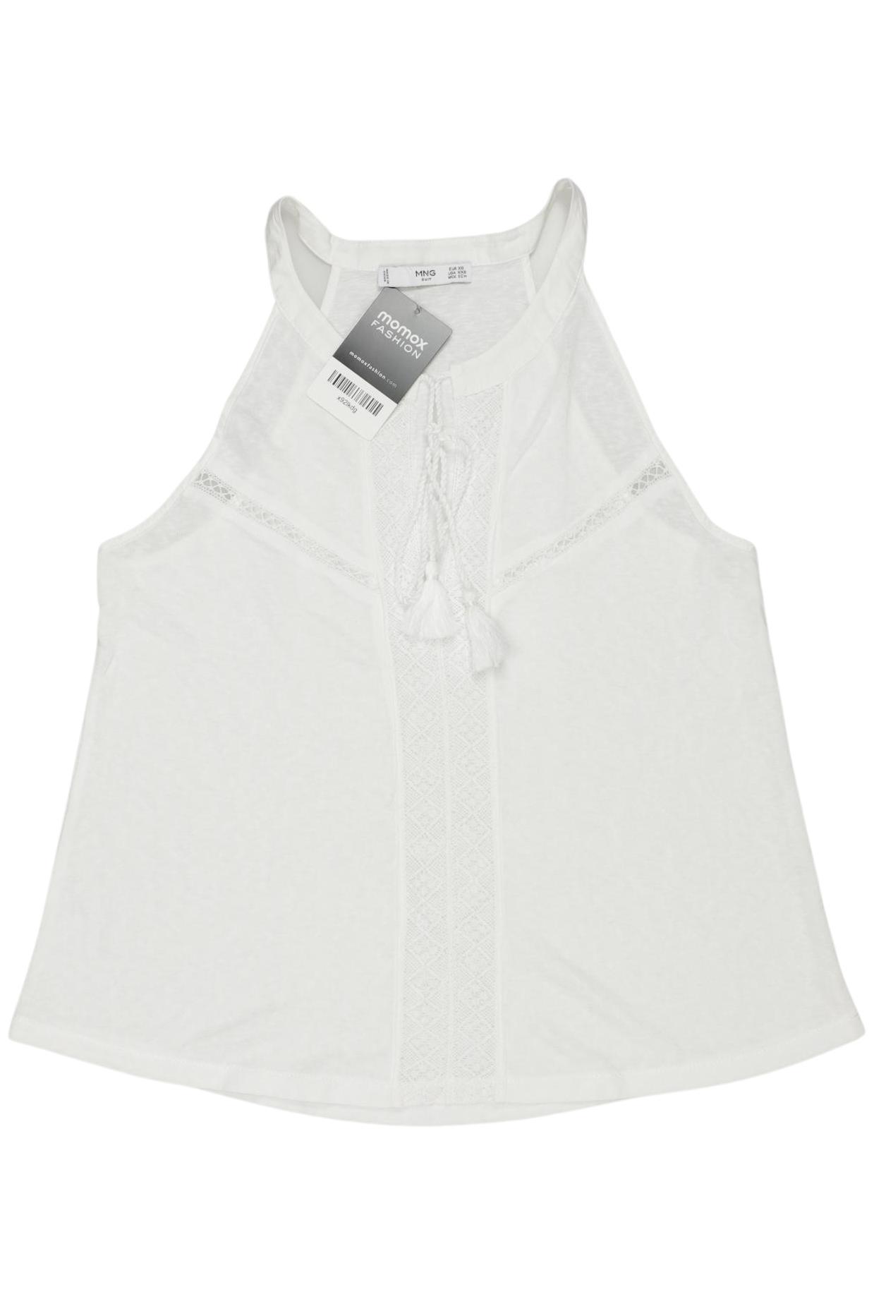 

Mango Damen Top, weiß, Gr. 34