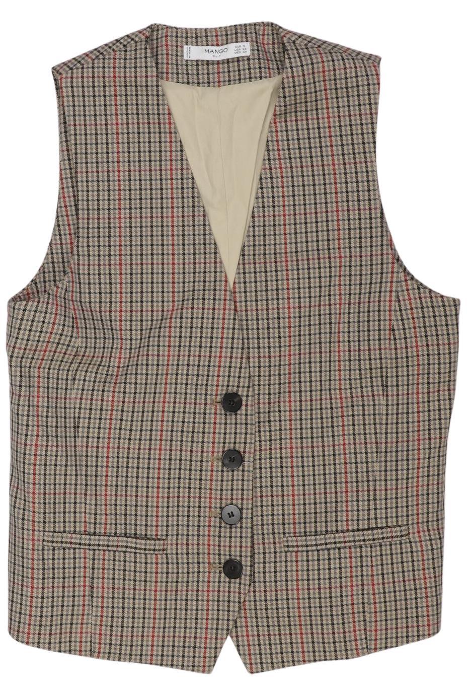 

Mango Damen Weste, beige, Gr. 36