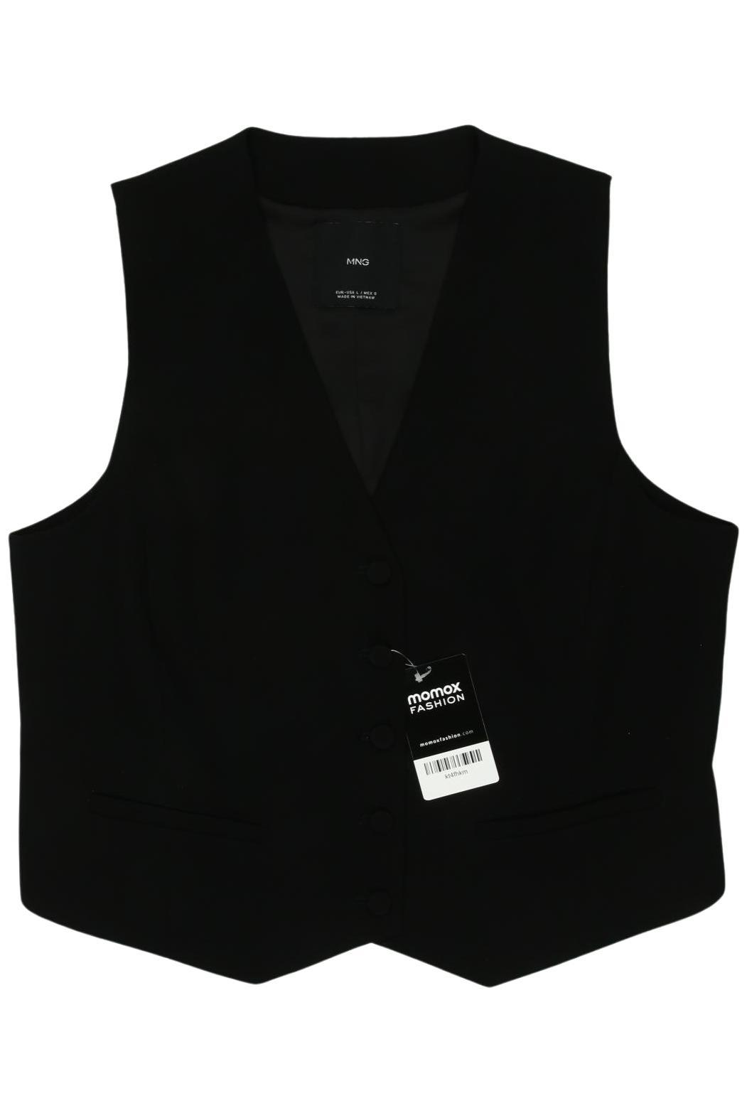 

Mango Damen Weste, schwarz, Gr. 42