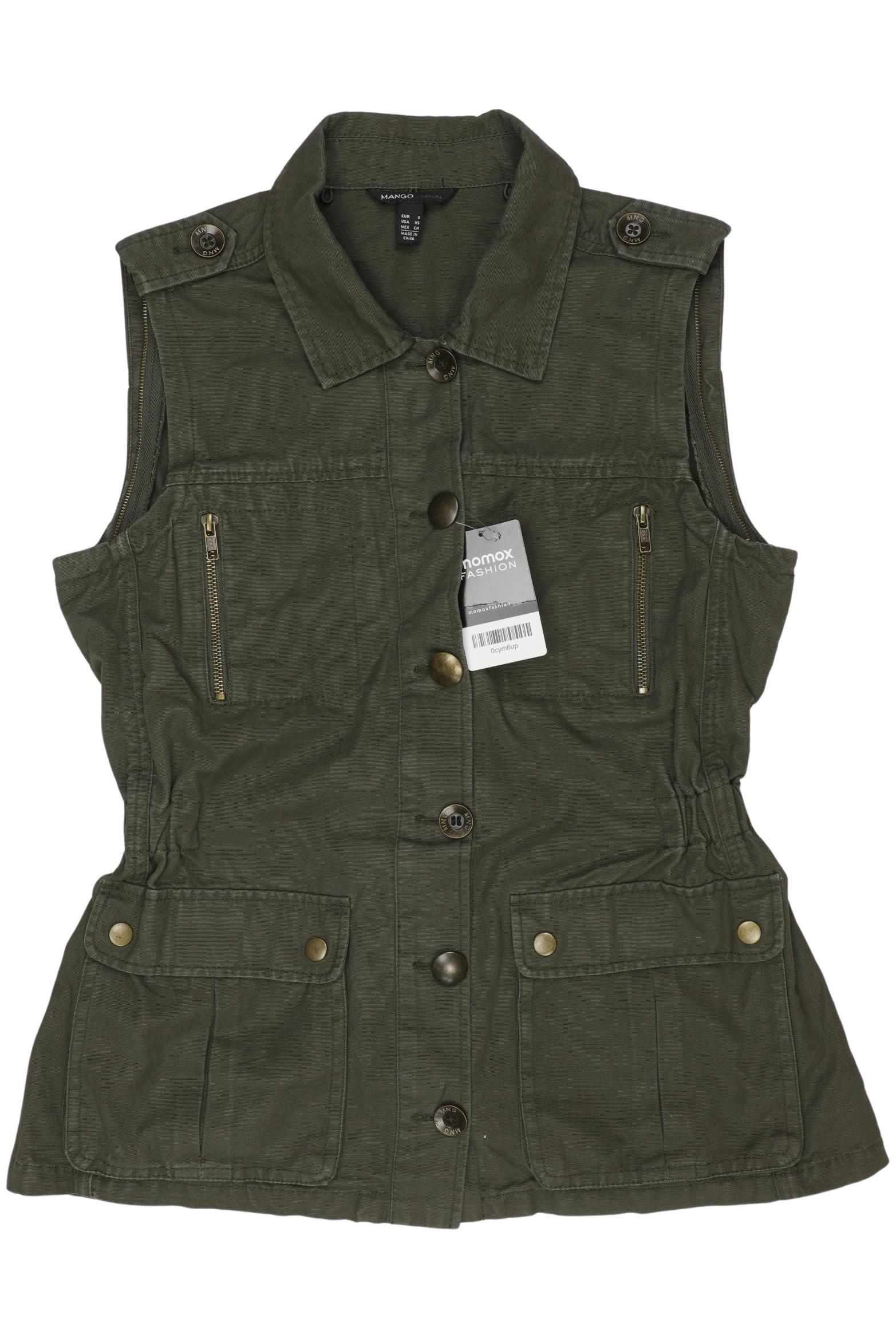 

Mango Damen Weste, grün, Gr. 36