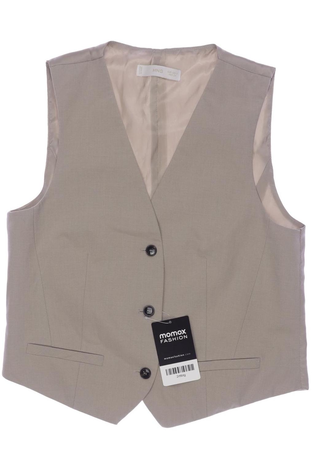 

Mango Damen Weste, beige, Gr. 36