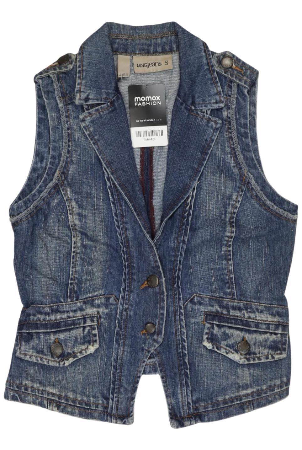 

Mango Damen Weste, marineblau, Gr. 36