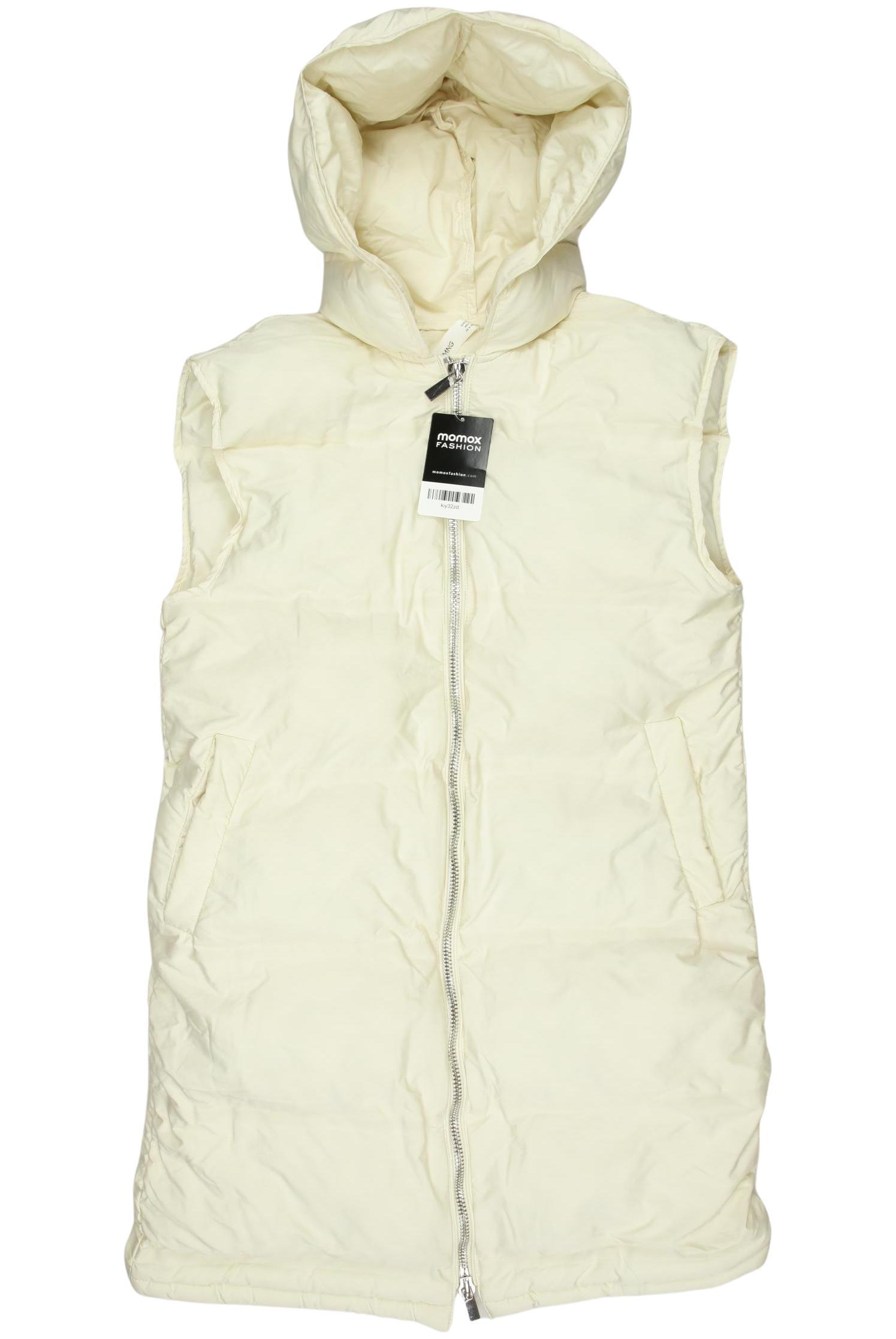 

Mango Damen Weste, cremeweiß, Gr. 34