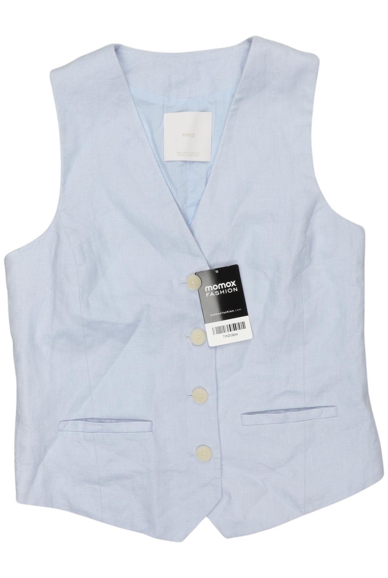 

Mango Damen Weste, hellblau, Gr. 36