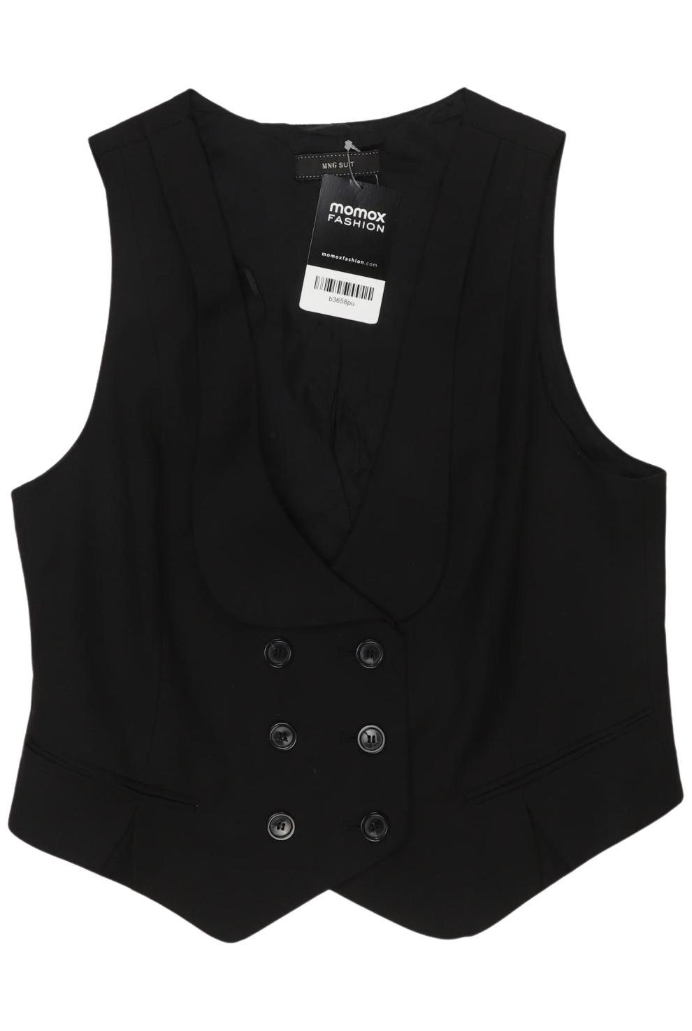 

Mango Damen Weste, schwarz, Gr. 42