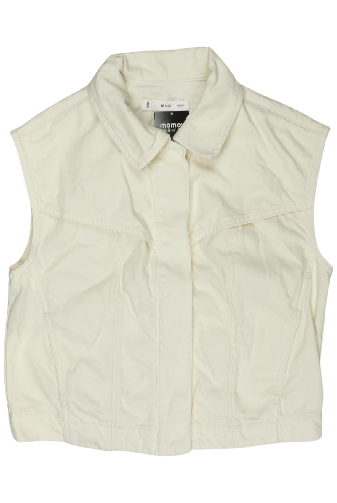 

Mango Damen Weste, cremeweiß, Gr. 38