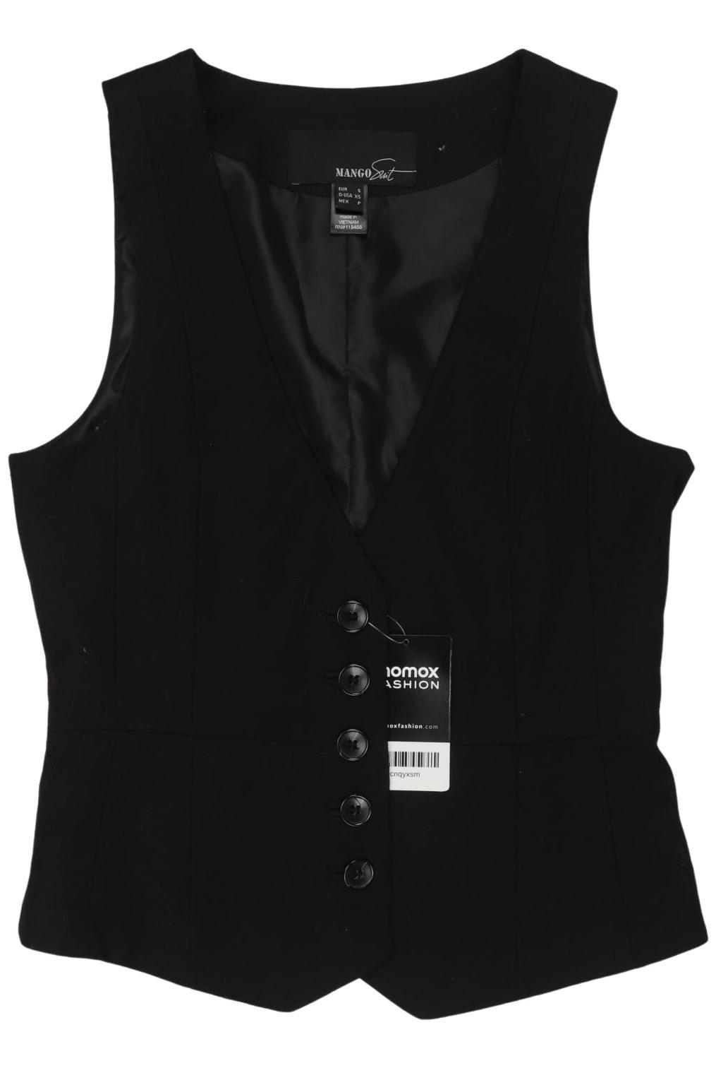 

Mango Damen Weste, schwarz, Gr. 36