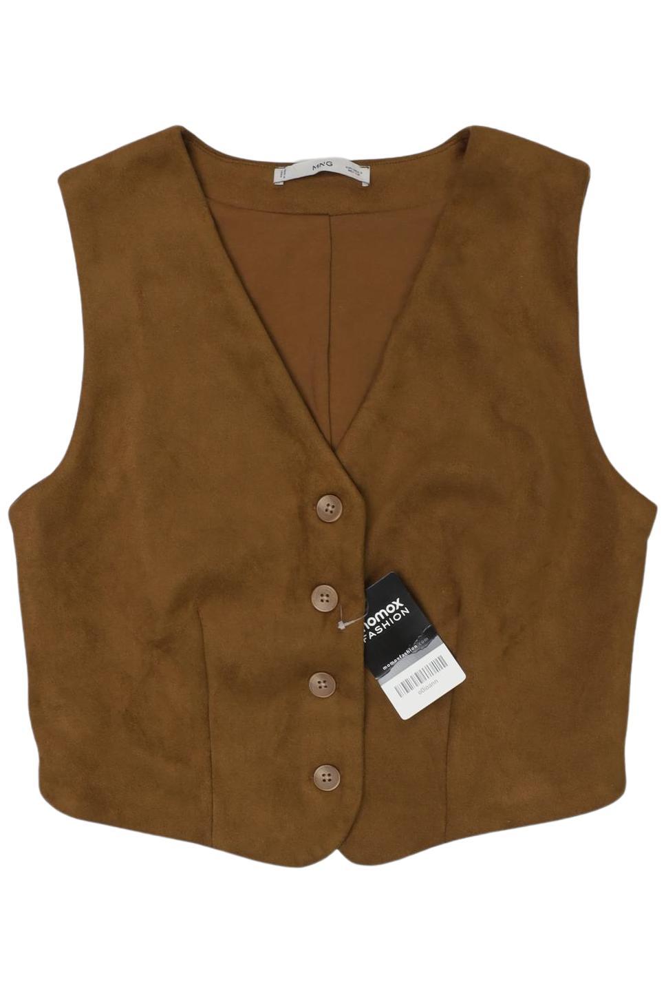 

Mango Damen Weste, braun, Gr. 36