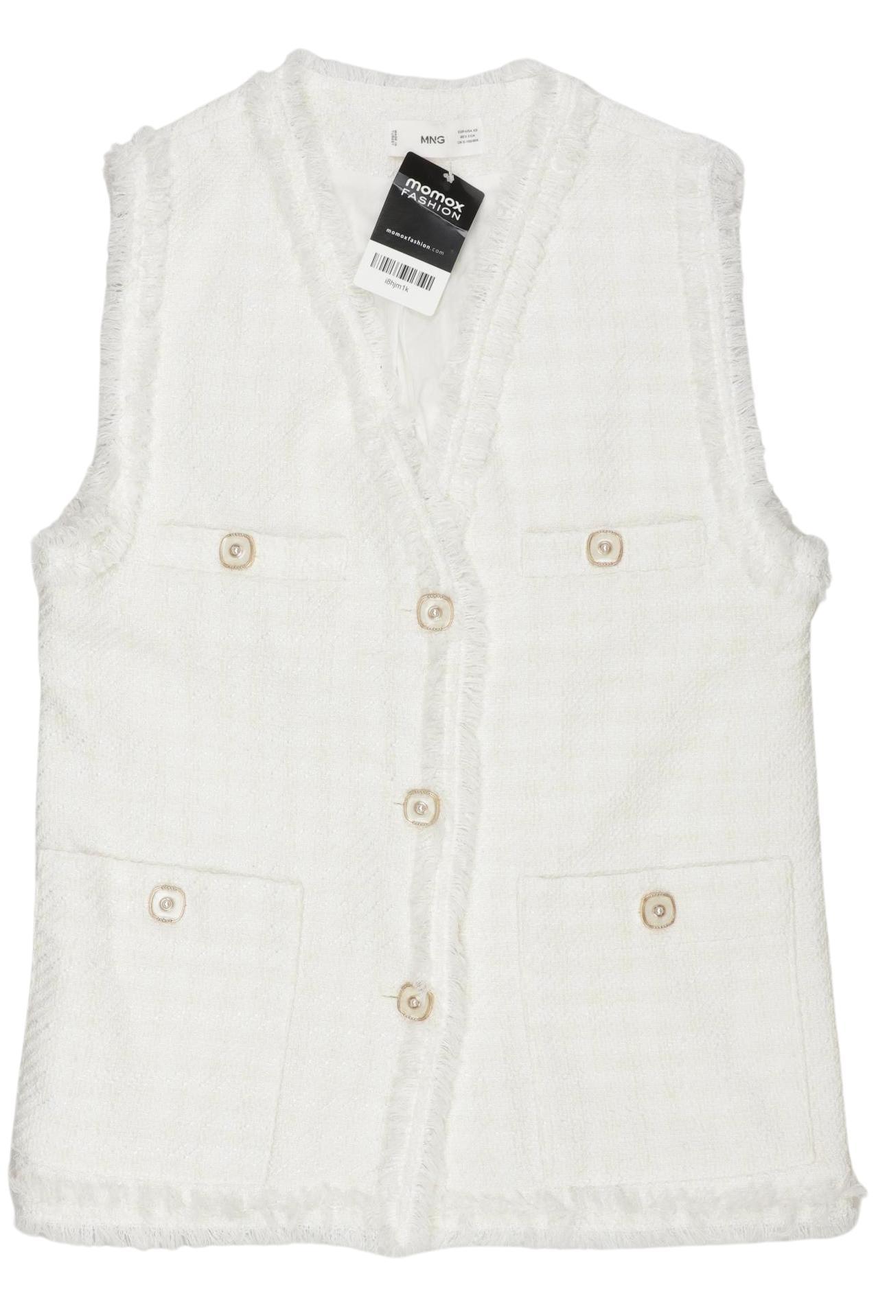 

Mango Damen Weste, weiß, Gr. 34