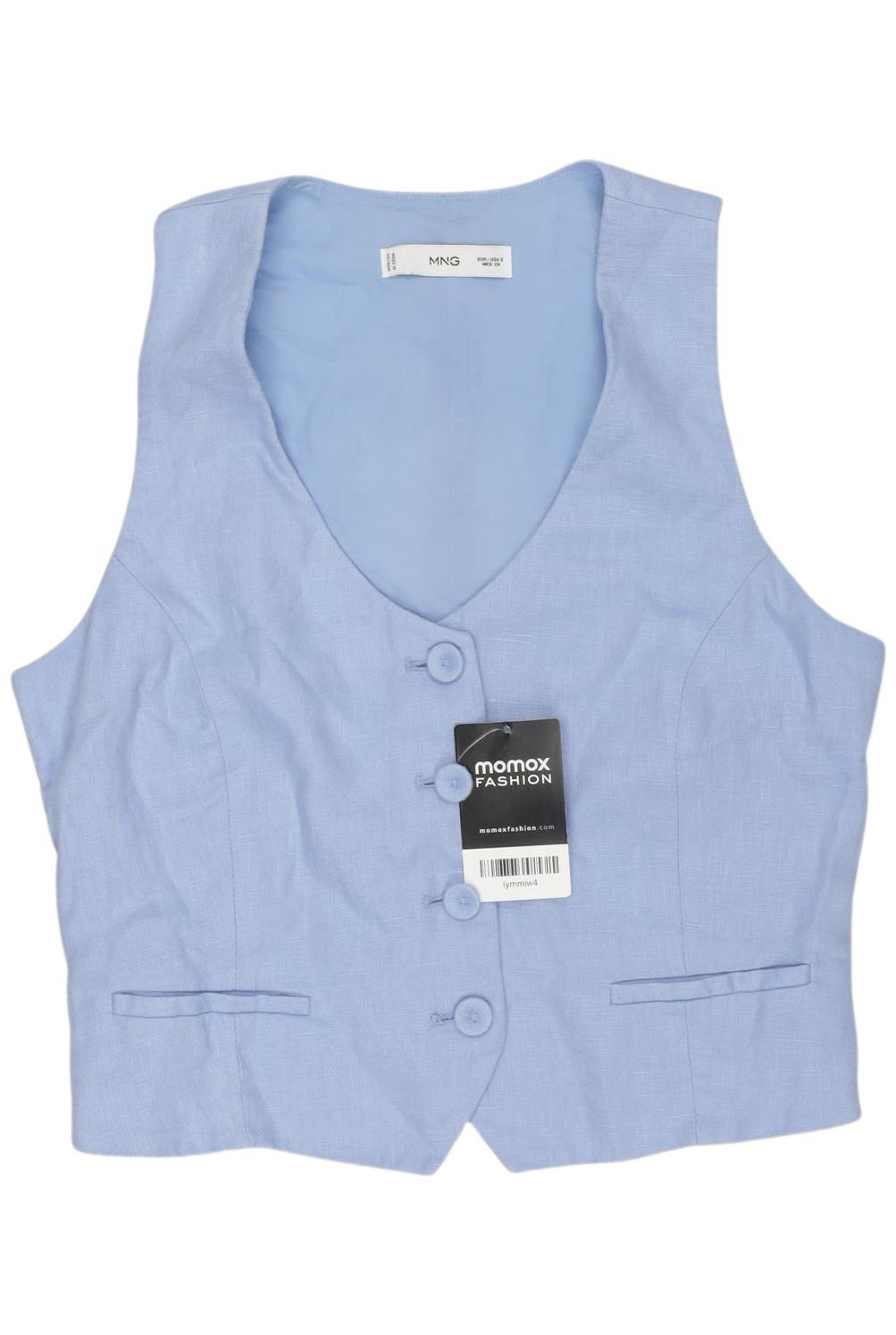 

Mango Damen Weste, hellblau, Gr. 36