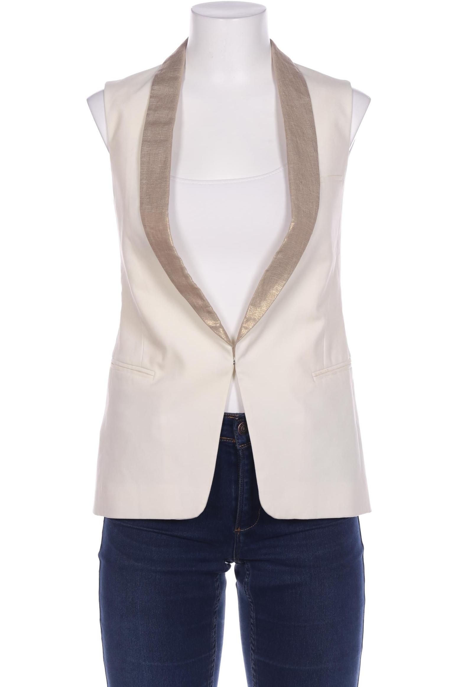 

Mango Damen Weste, cremeweiß, Gr. 36