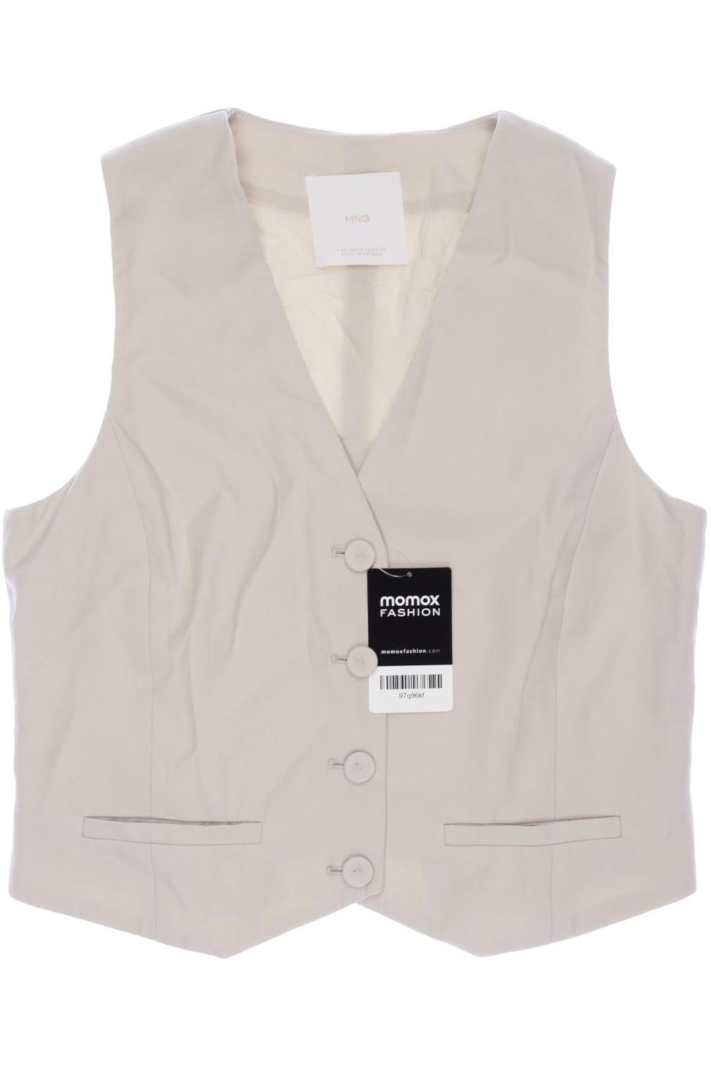 

Mango Damen Weste, cremeweiß, Gr. 36