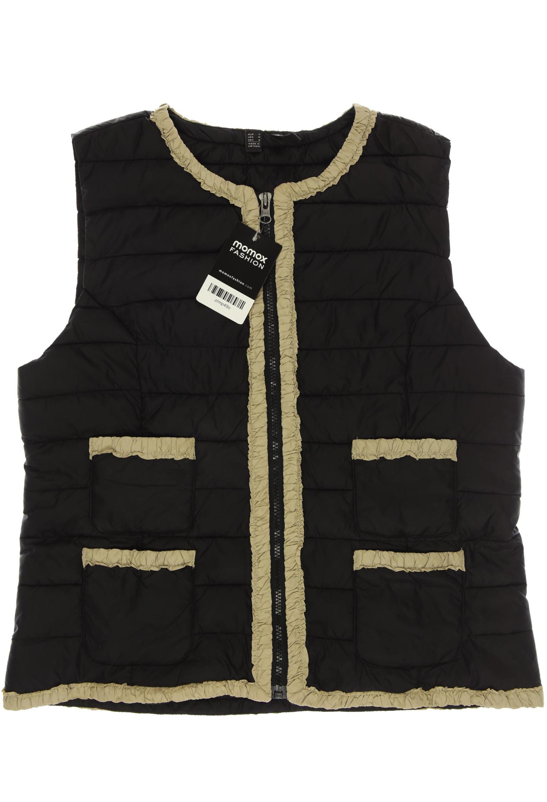 

MANGO Damen Weste, schwarz