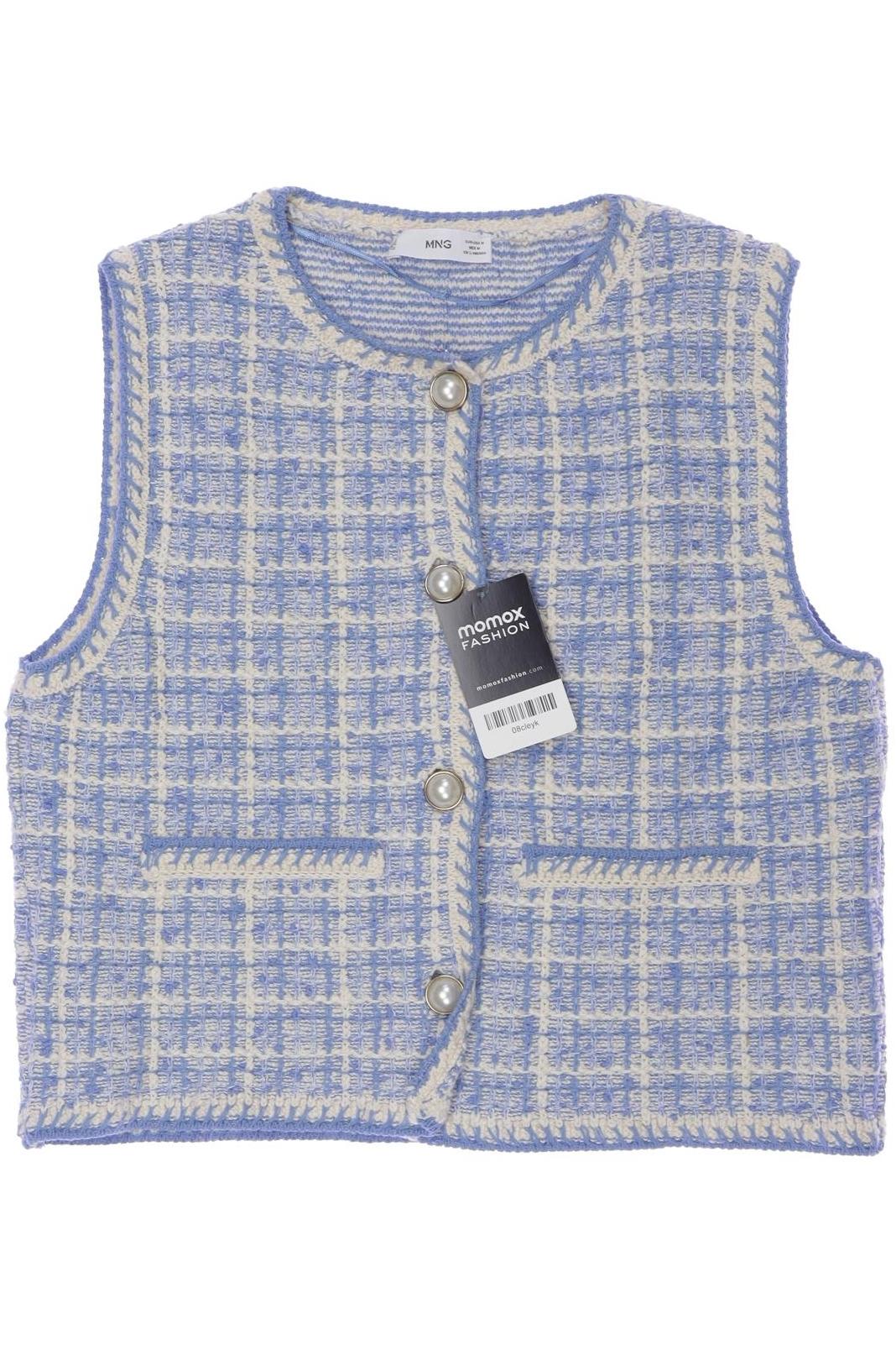 

Mango Damen Weste, hellblau, Gr. 38