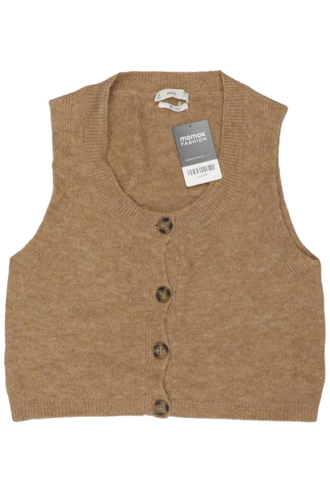 

Mango Damen Weste, beige, Gr. 36