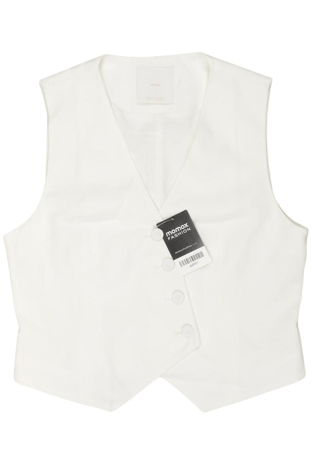 

Mango Damen Weste, weiß, Gr. 38