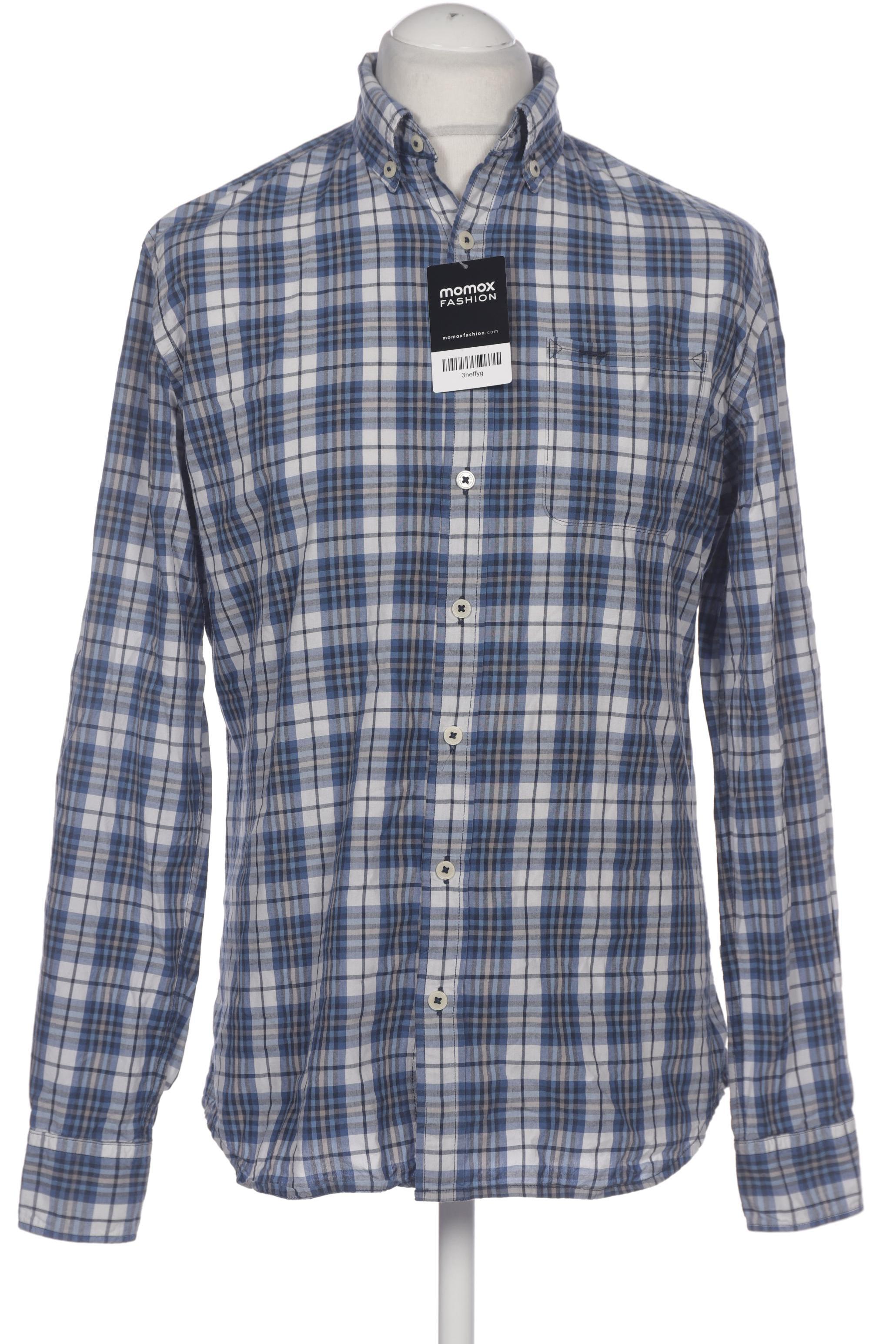 

Mango Herren Hemd, blau, Gr. 48