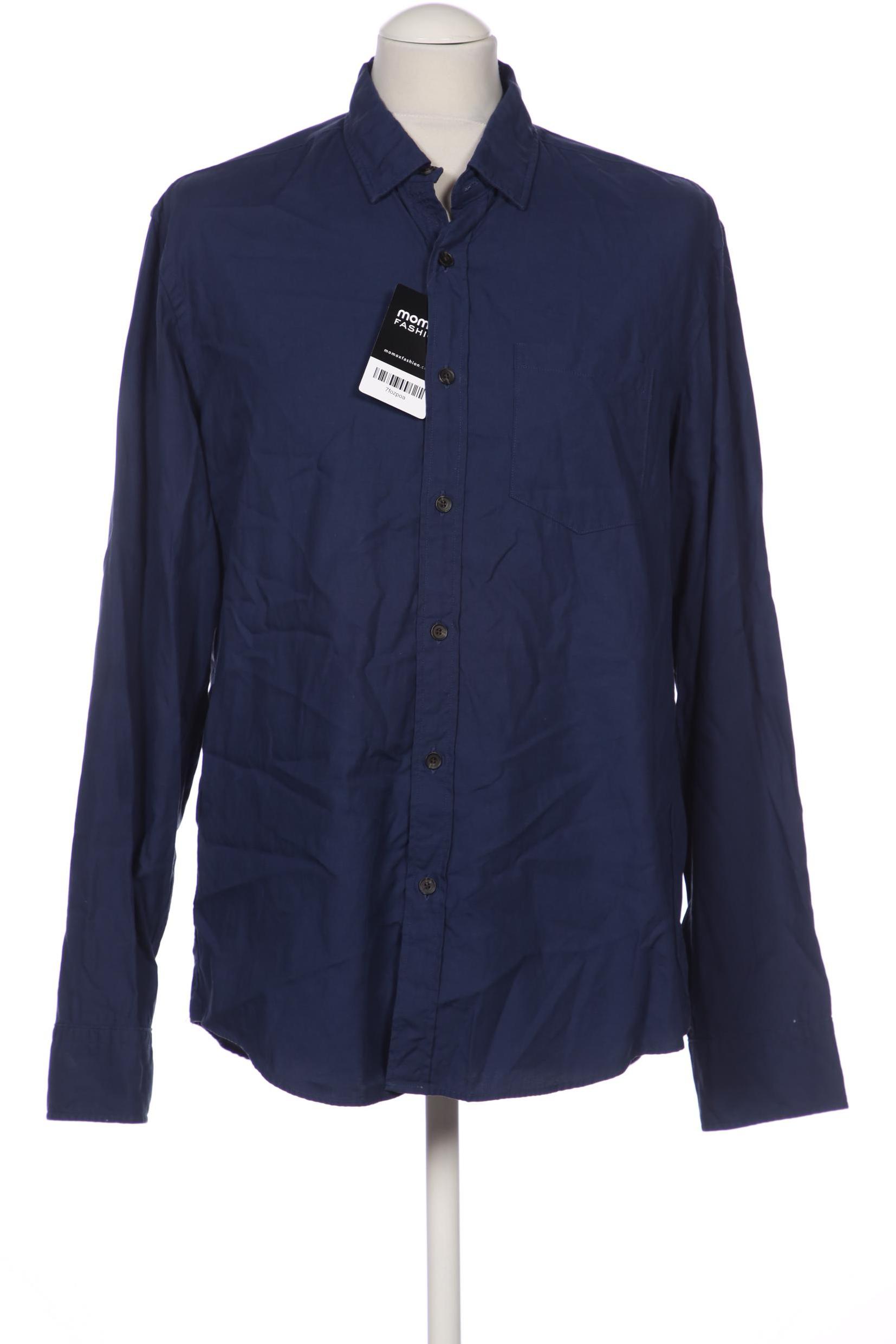 

Mango Herren Hemd, marineblau, Gr. 48
