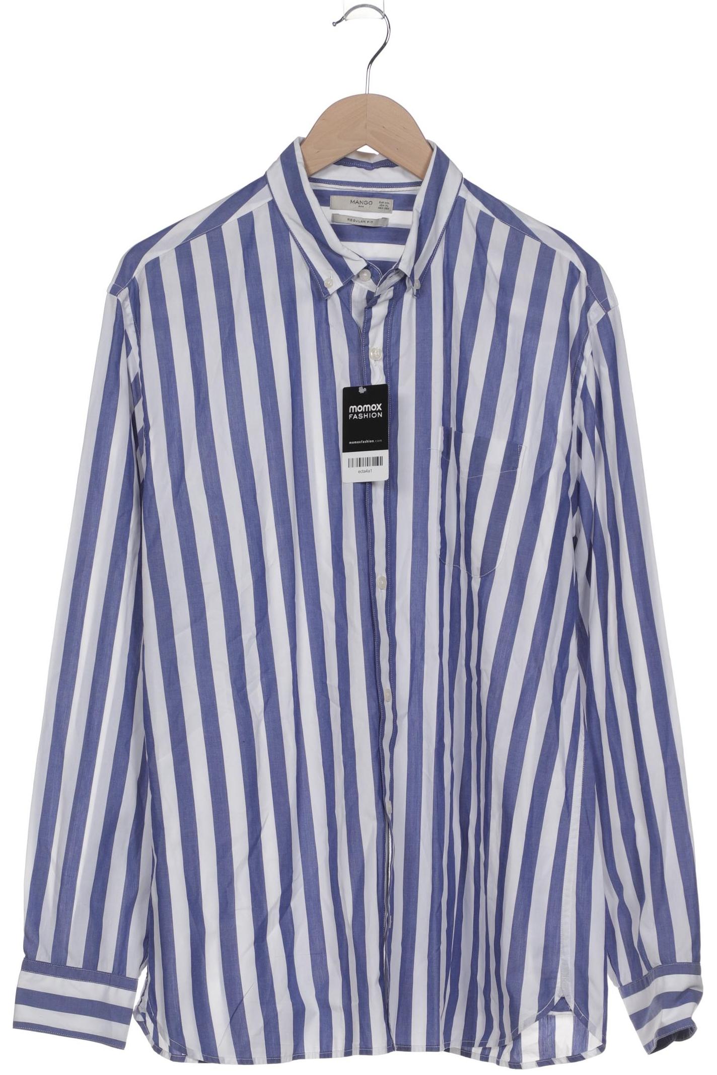 

Mango Herren Hemd, flieder, Gr. 56