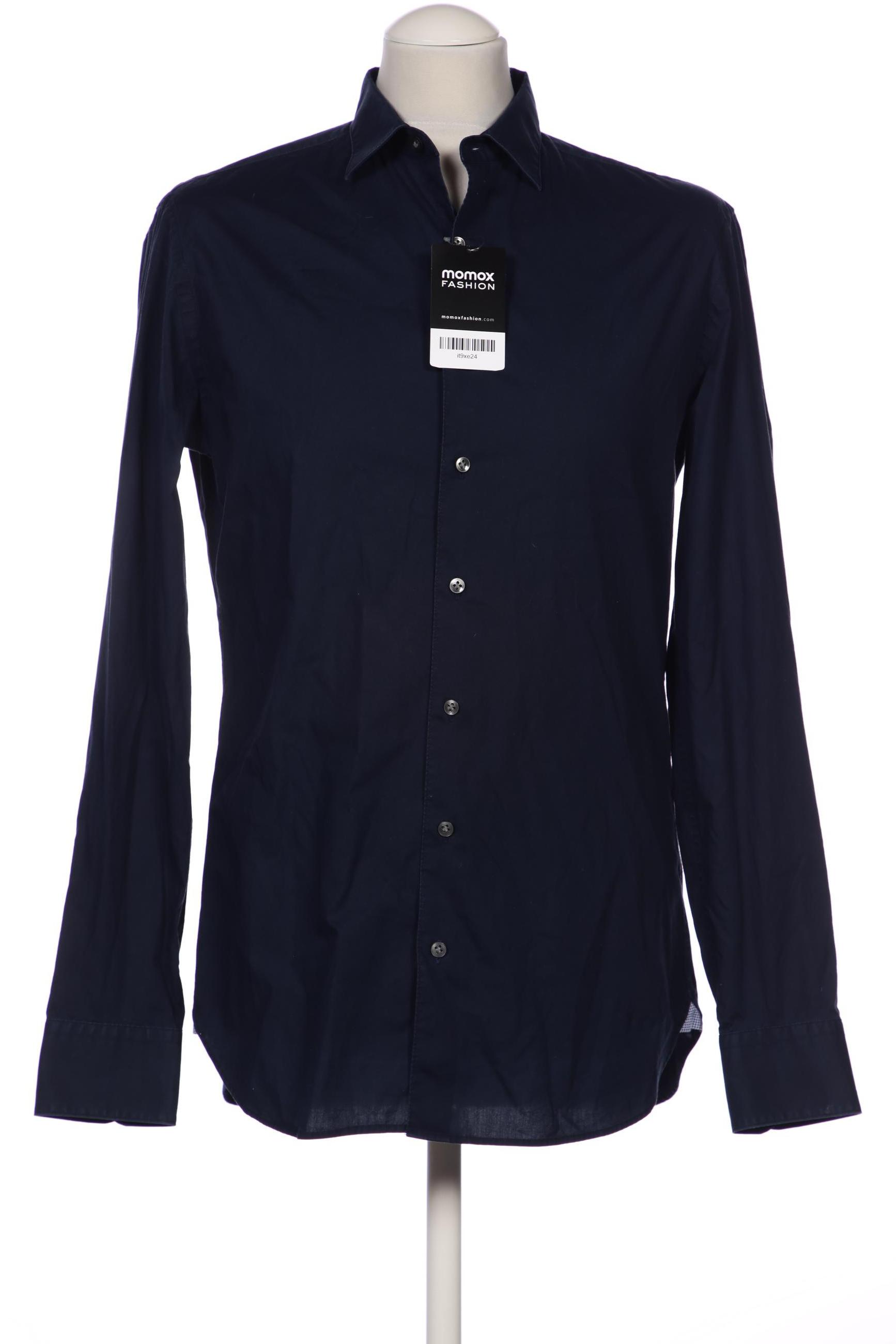 

Mango Herren Hemd, marineblau, Gr. 46