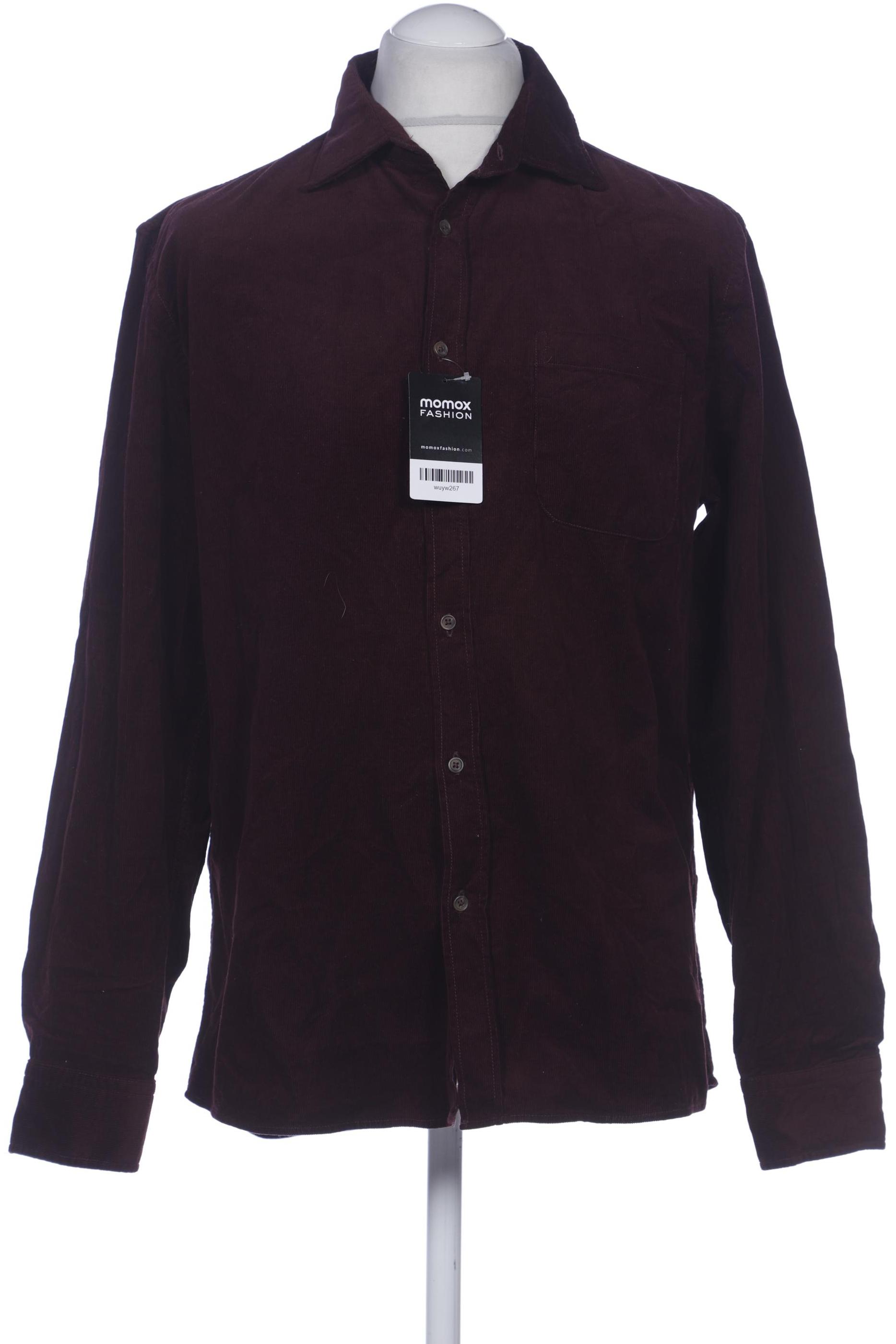 

Mango Herren Hemd, bordeaux, Gr. 52