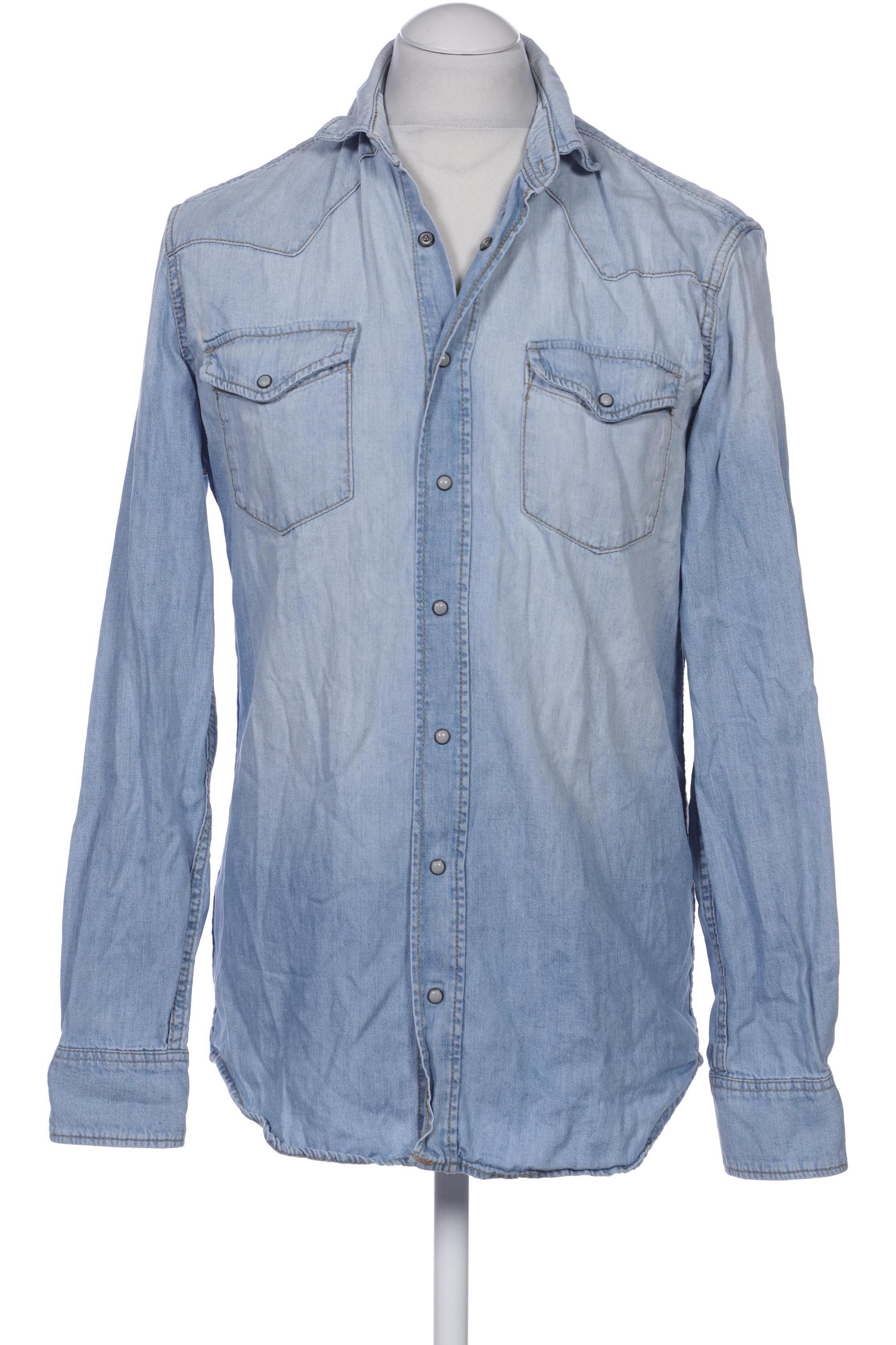 

Mango Herren Hemd, hellblau, Gr. 48