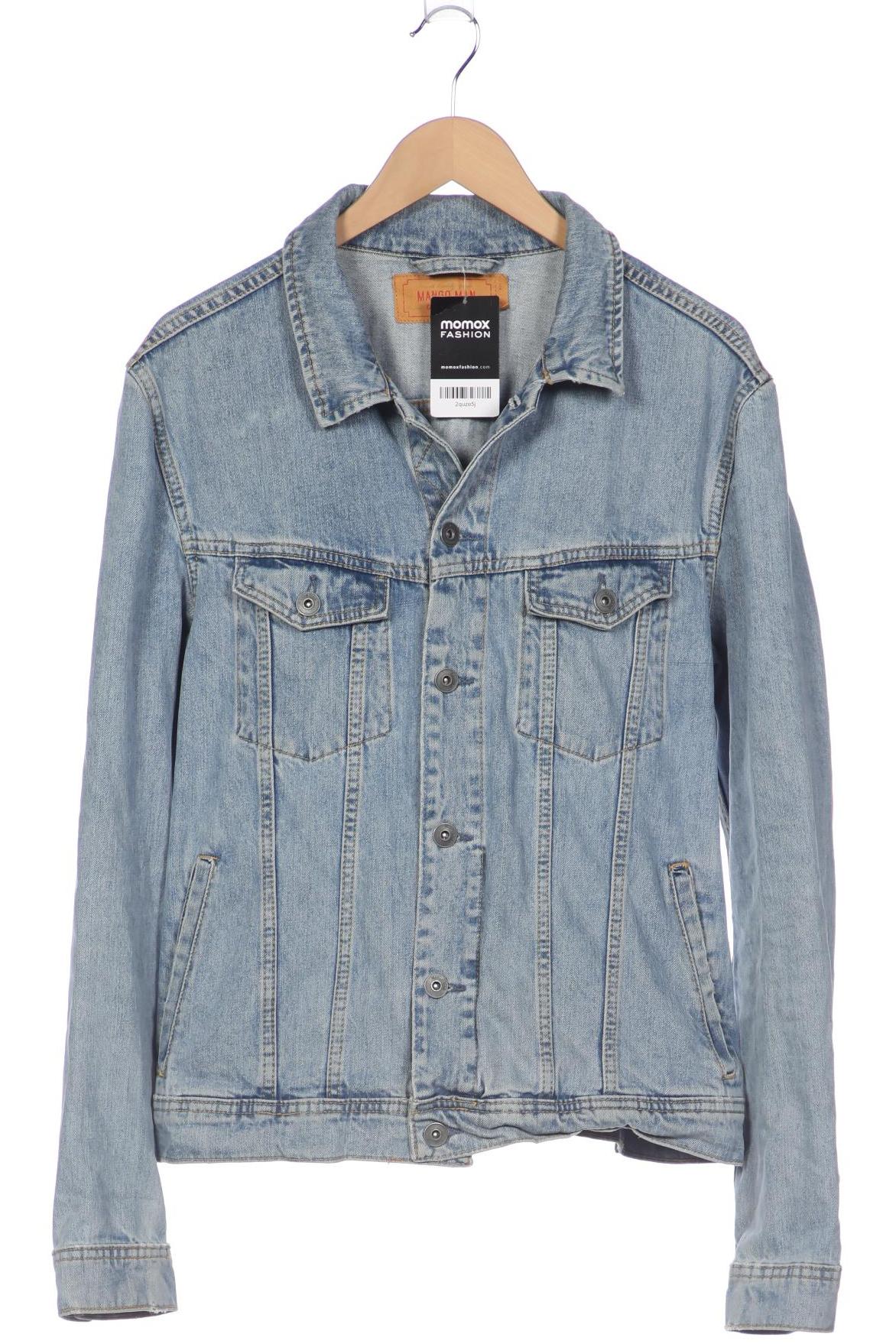 

MANGO Herren Jacke, hellblau