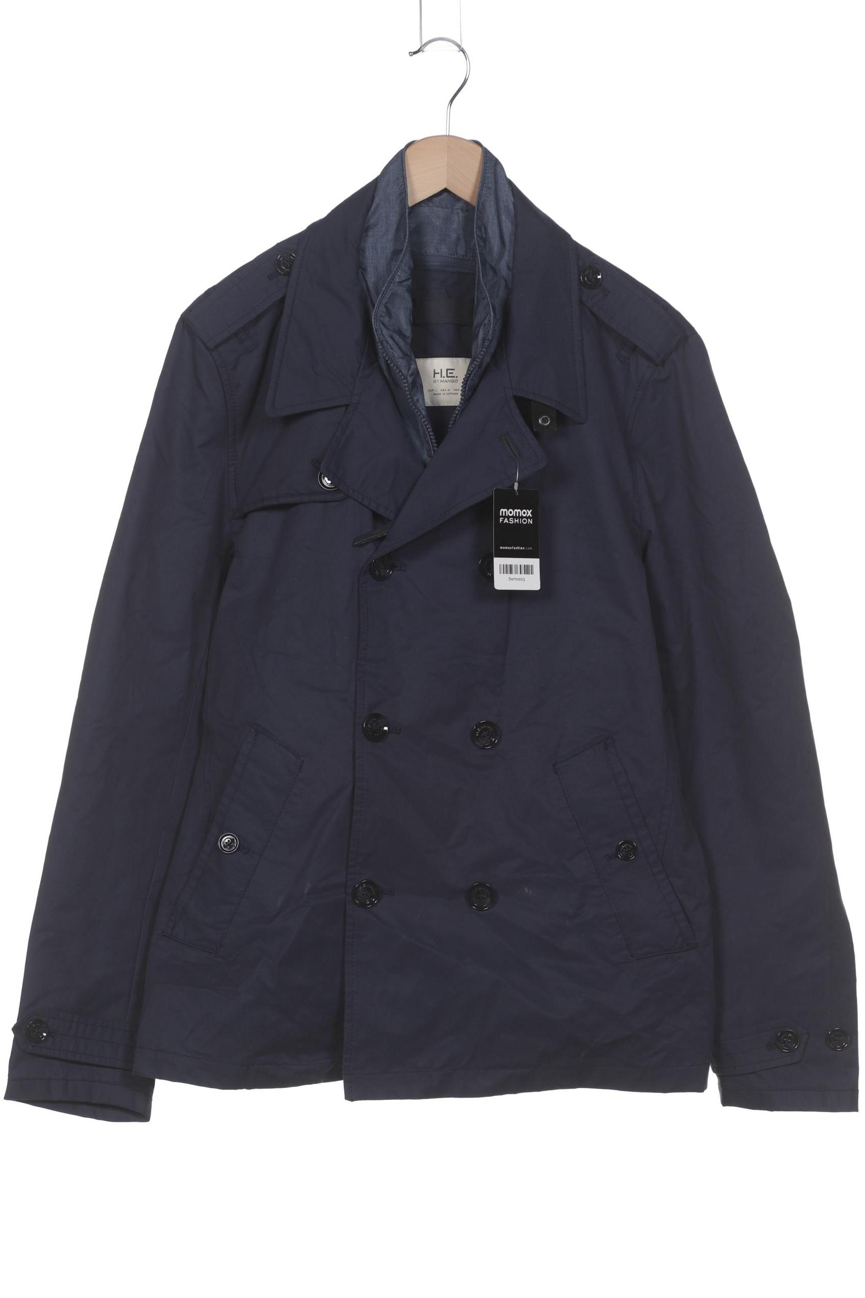 

Mango Herren Jacke, marineblau, Gr. 52
