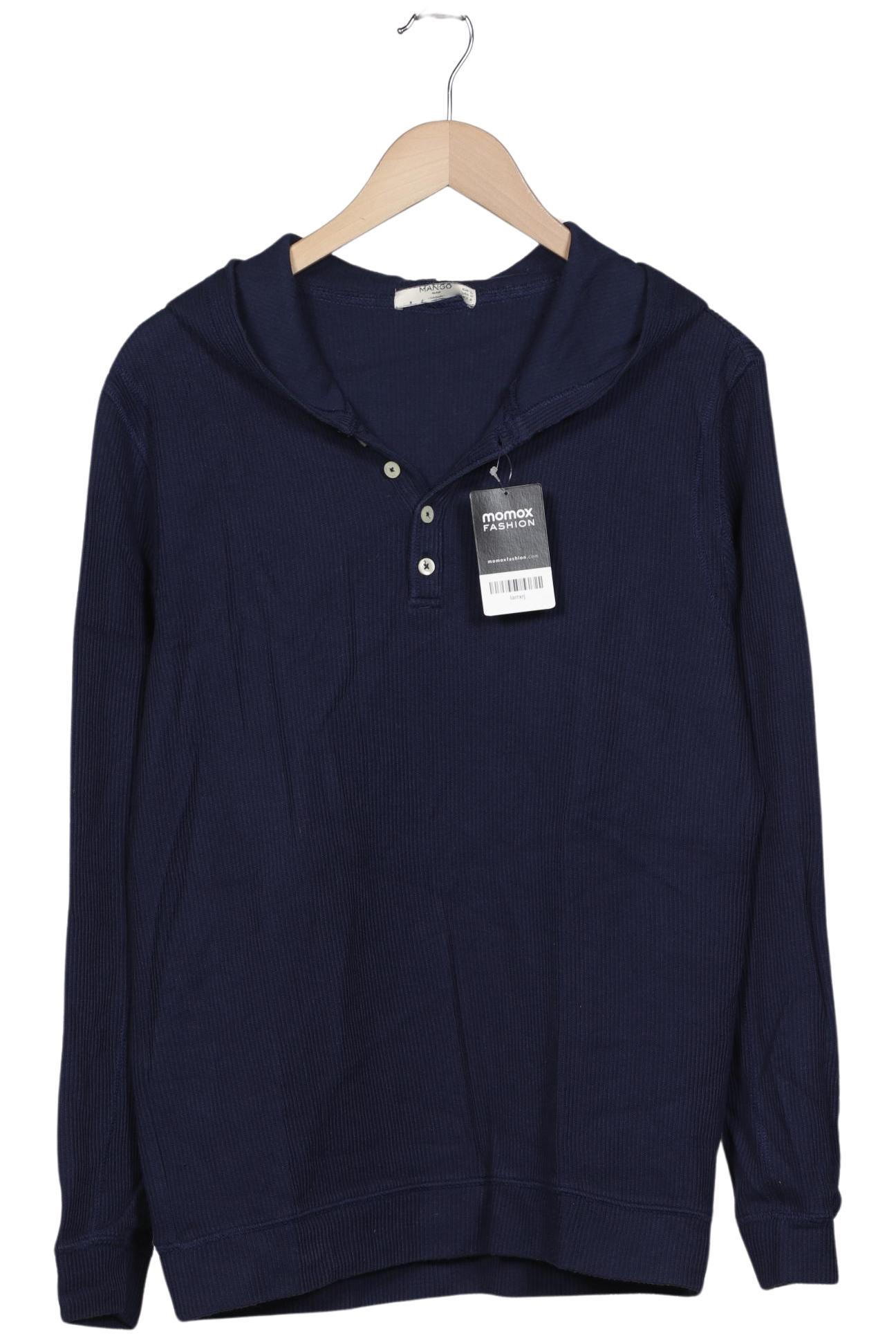 

Mango Herren Kapuzenpullover, marineblau, Gr. 52