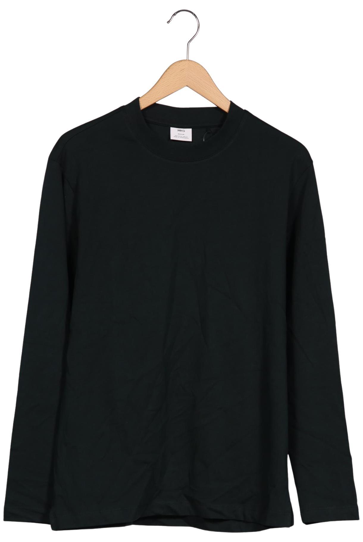 

Mango Herren Langarmshirt, grün, Gr. 48